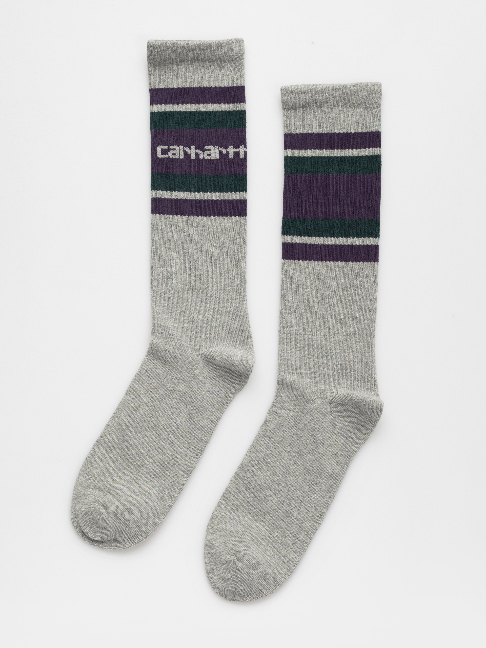 Șosete Carhartt WIP Connors (grey heather/lakers/dark fir)