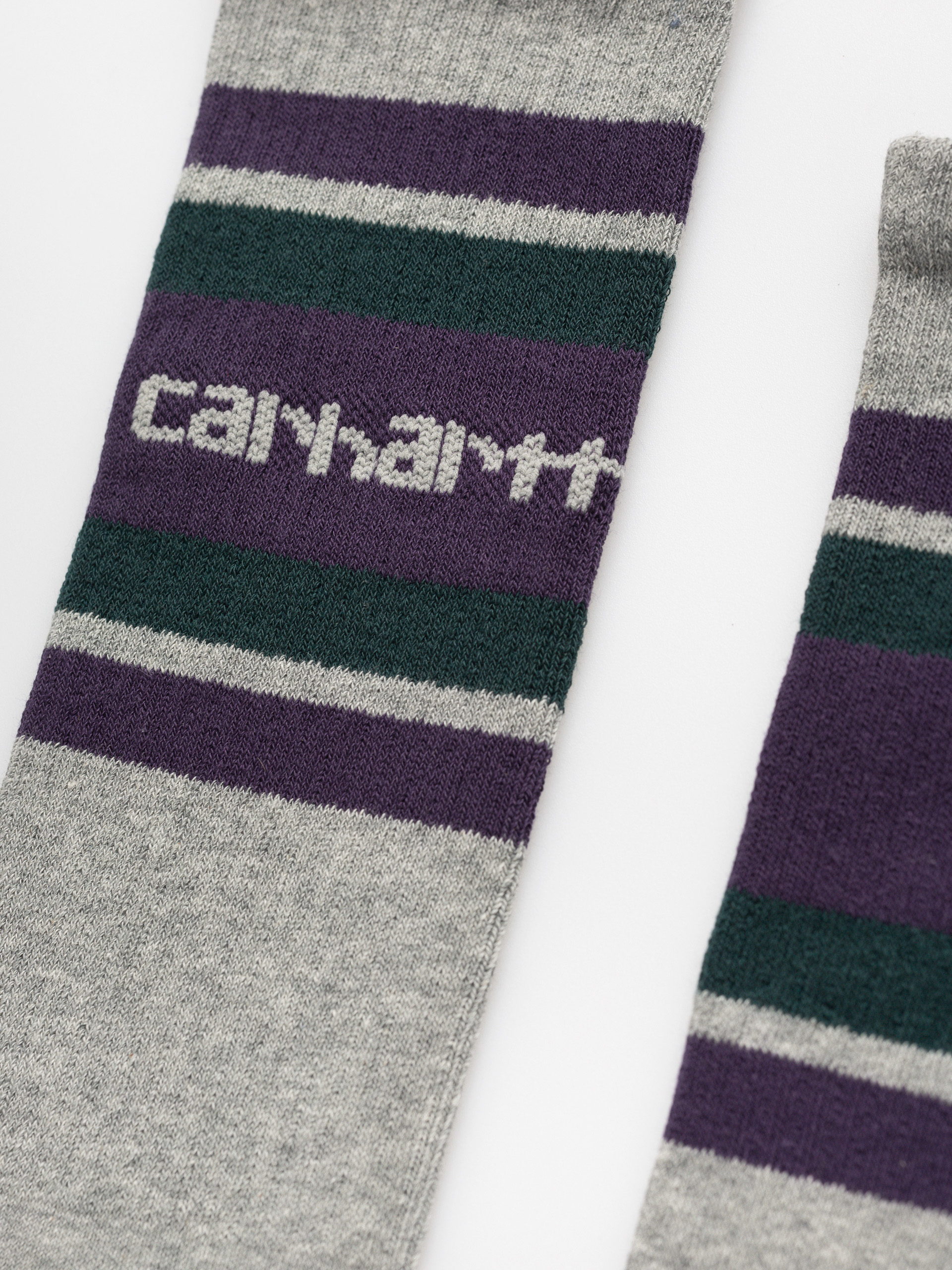 Șosete Carhartt WIP Connors (grey heather/lakers/dark fir)