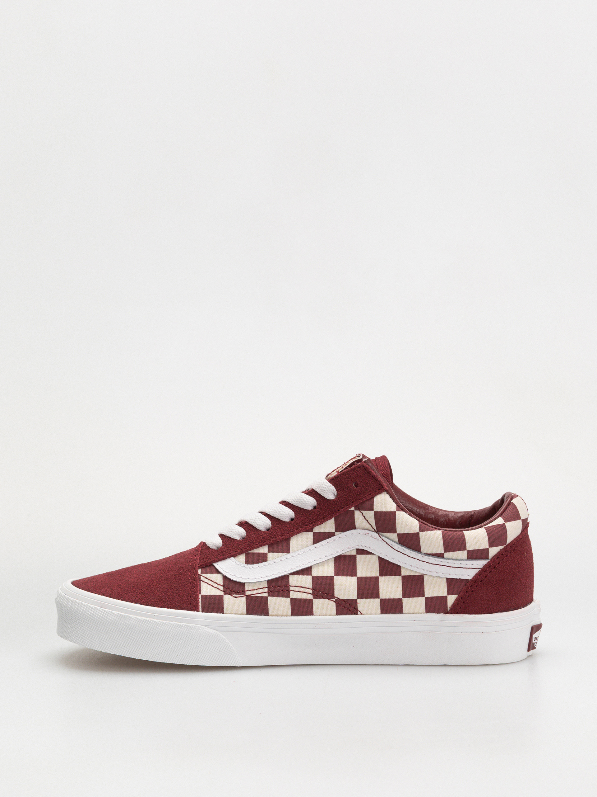 Pantofi Vans Old Skool (checkerboard red/white)
