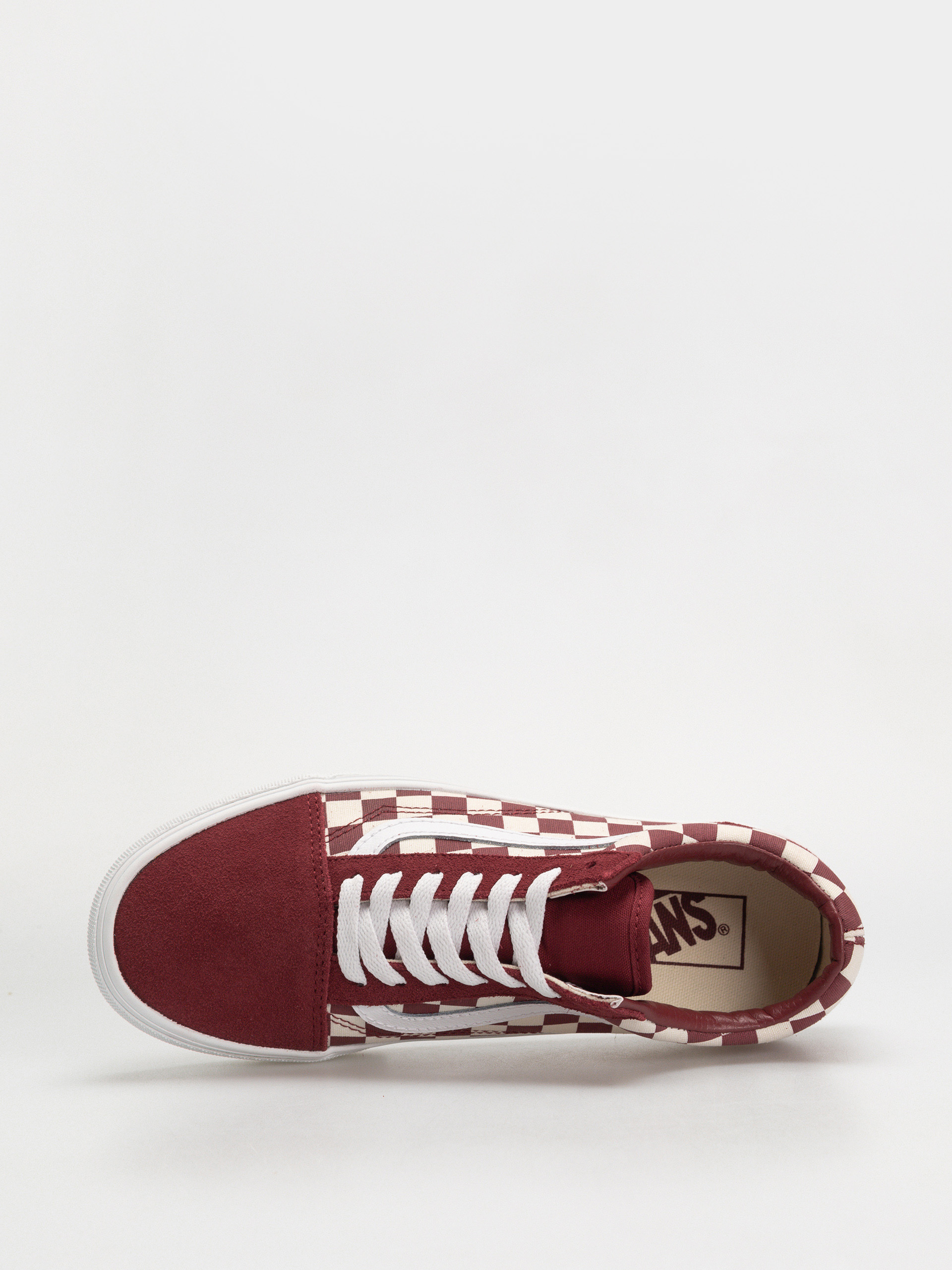 Pantofi Vans Old Skool (checkerboard red/white)
