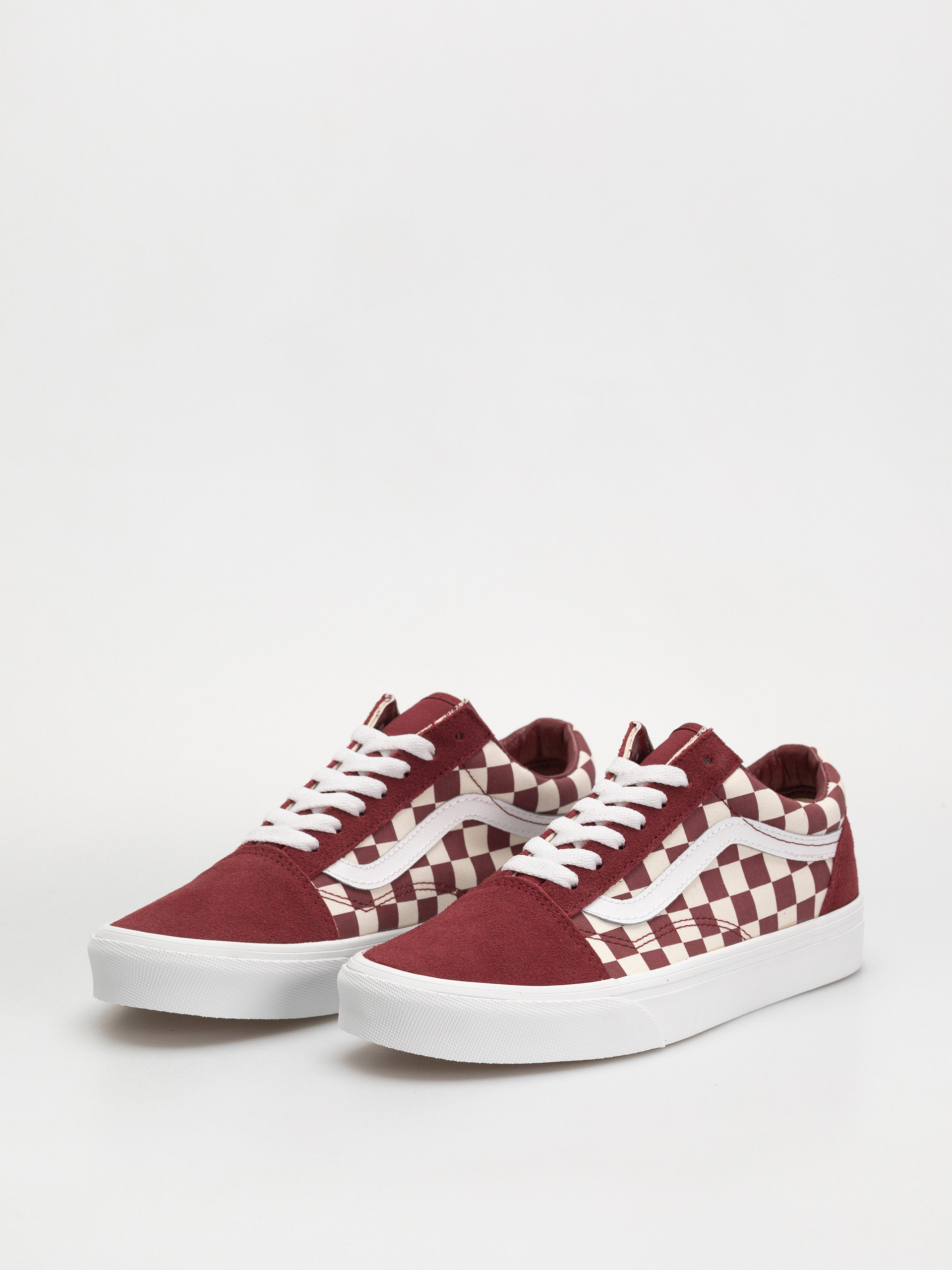 Pantofi Vans Old Skool (checkerboard red/white)