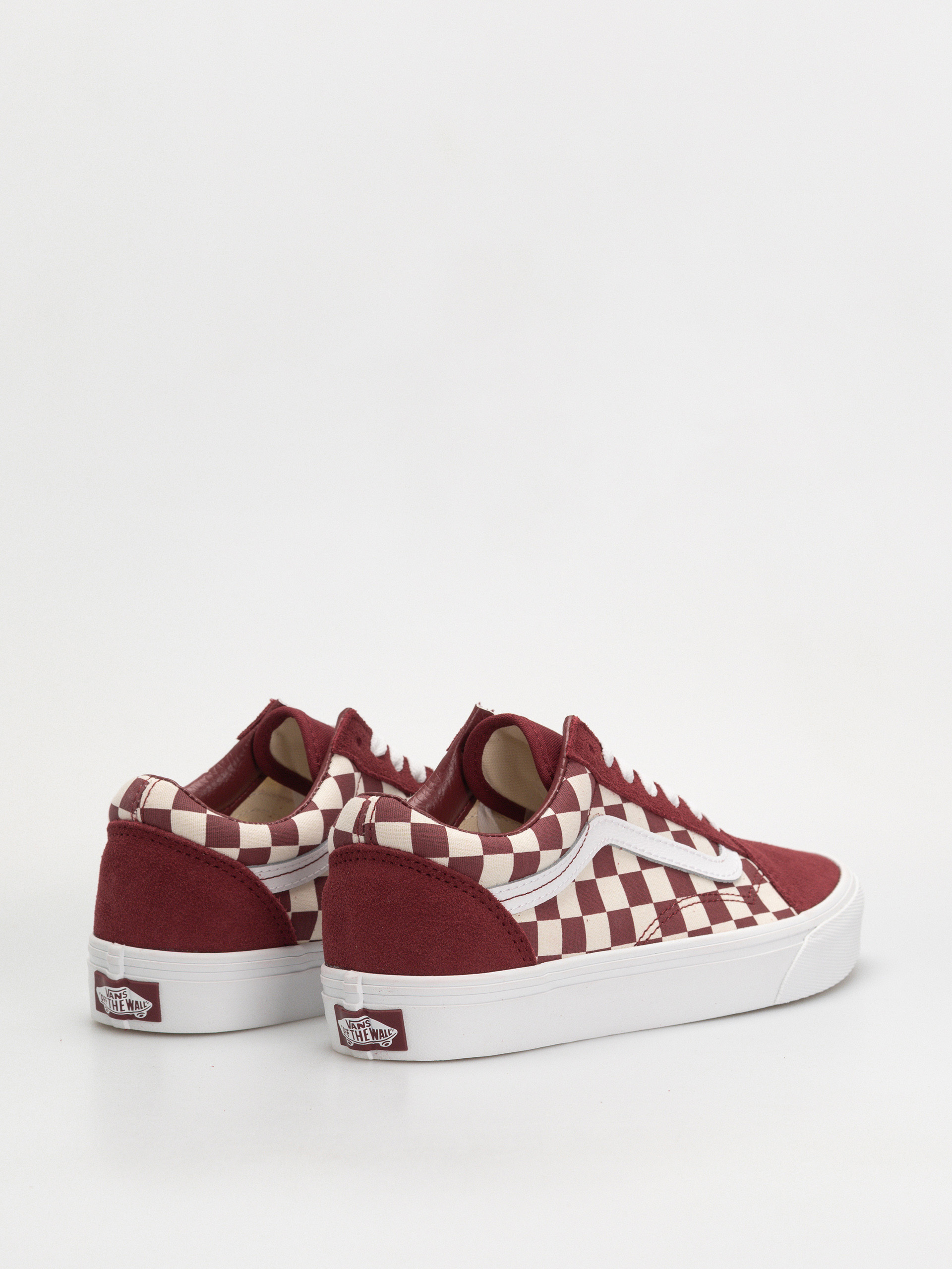 Pantofi Vans Old Skool (checkerboard red/white)