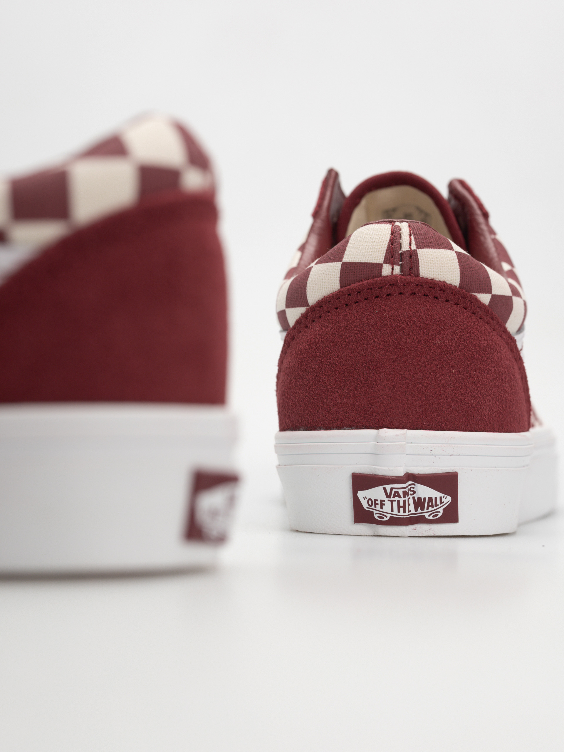 Pantofi Vans Old Skool (checkerboard red/white)