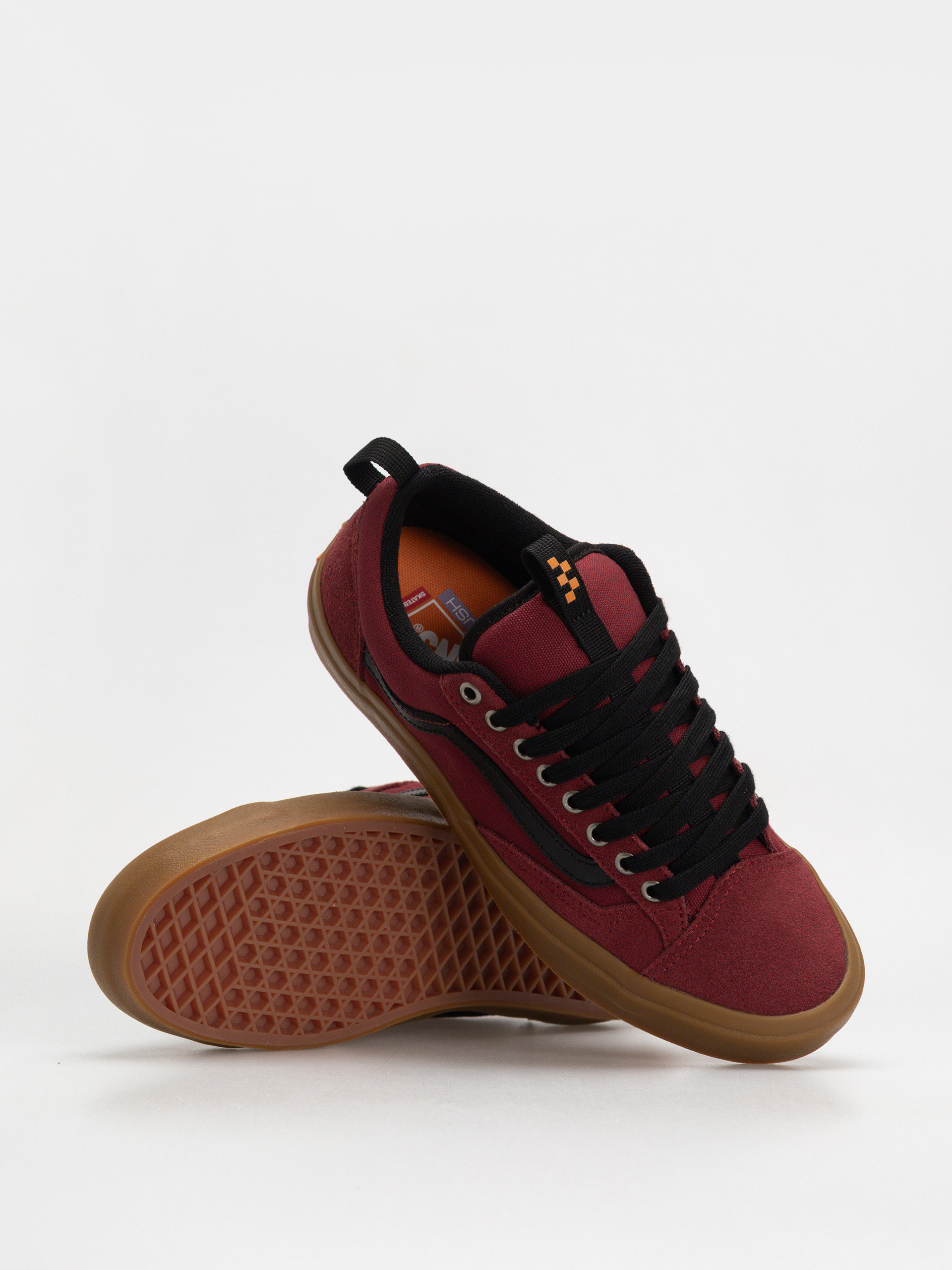 Pantofi Vans Skate Old Skool 36 + (gum burgundy)