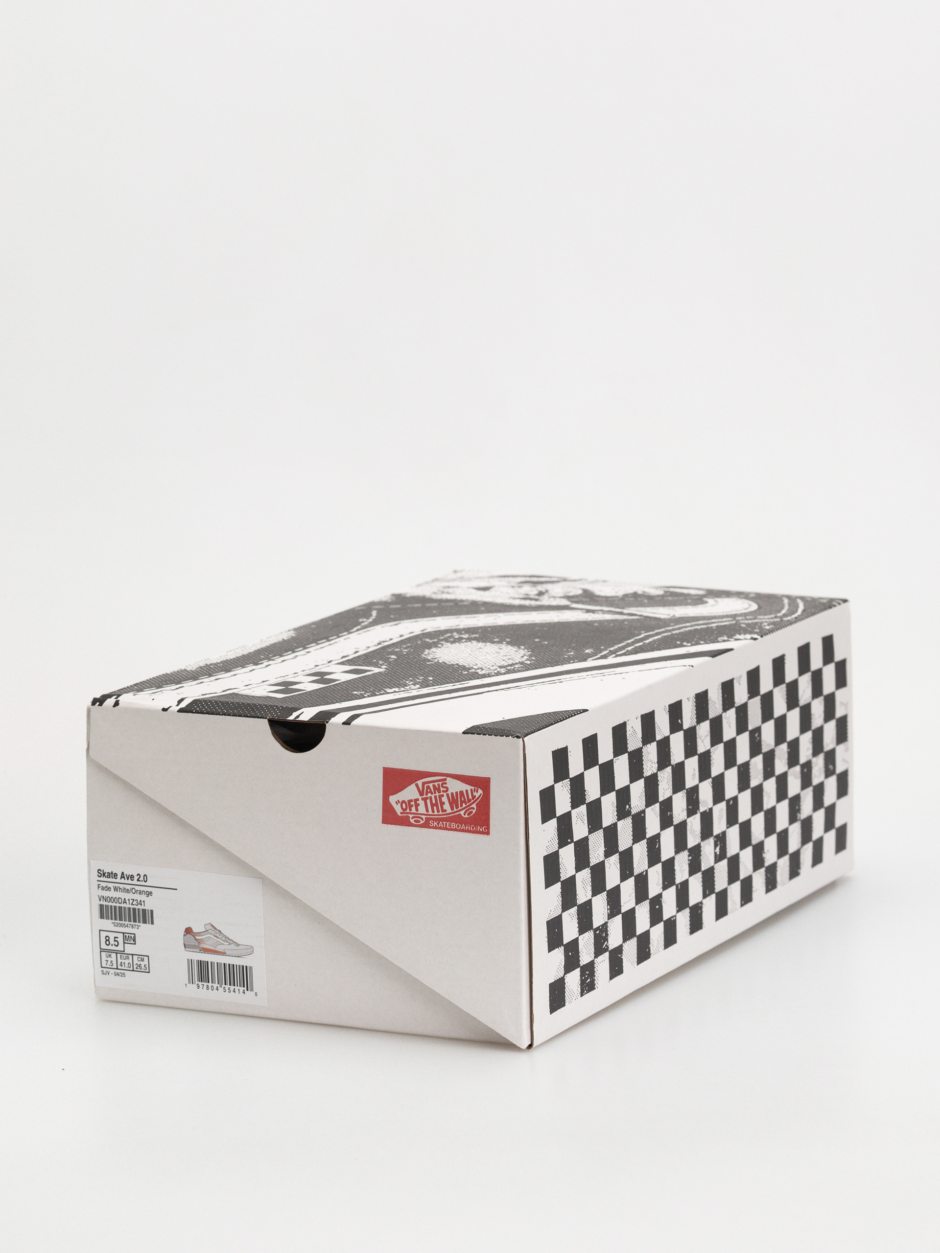 Pantofi Vans Skate Ave 2.0 (fade white/orange)