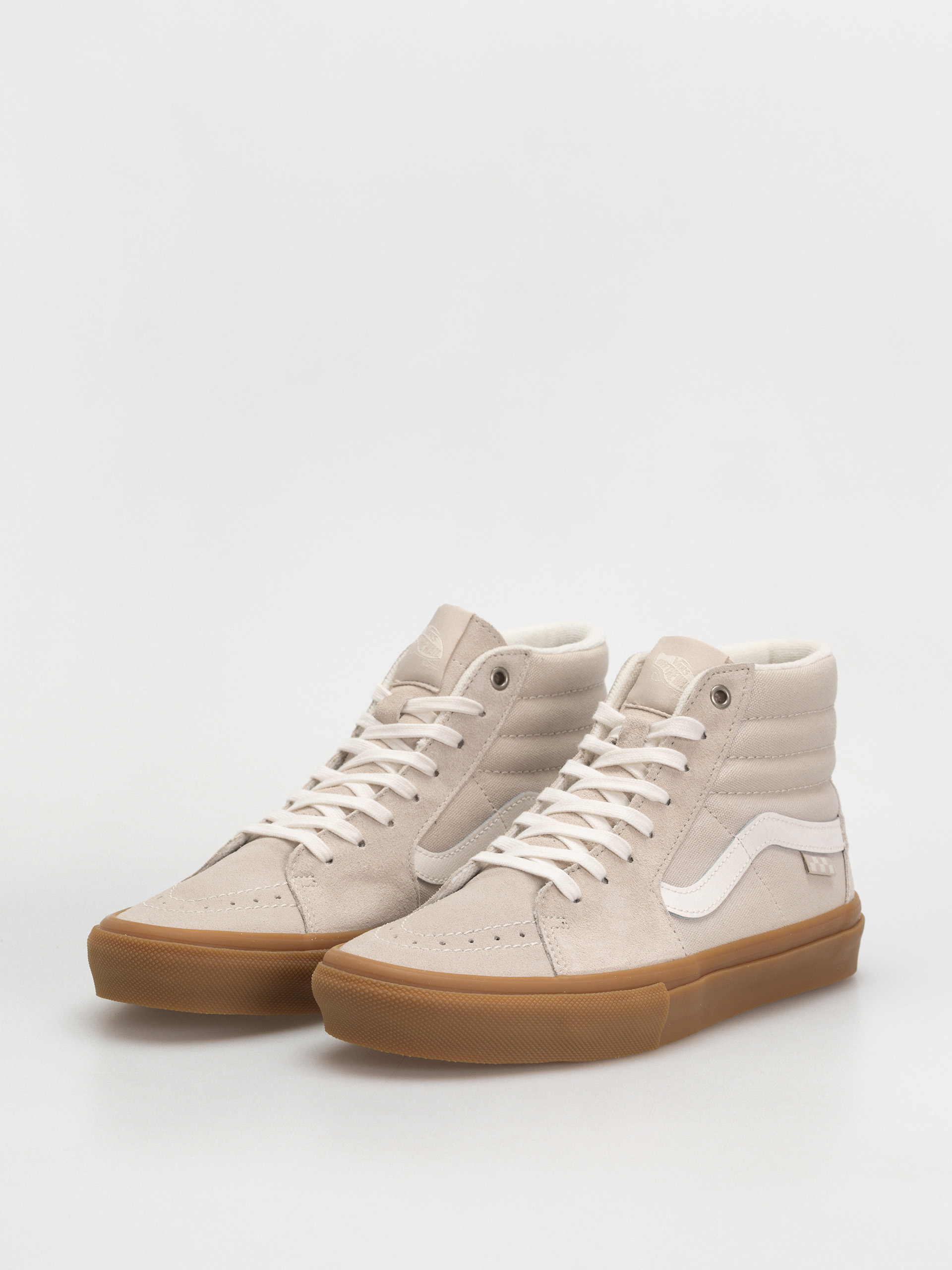 Pantofi Vans Skate Sk8 Hi (light gray/gum)