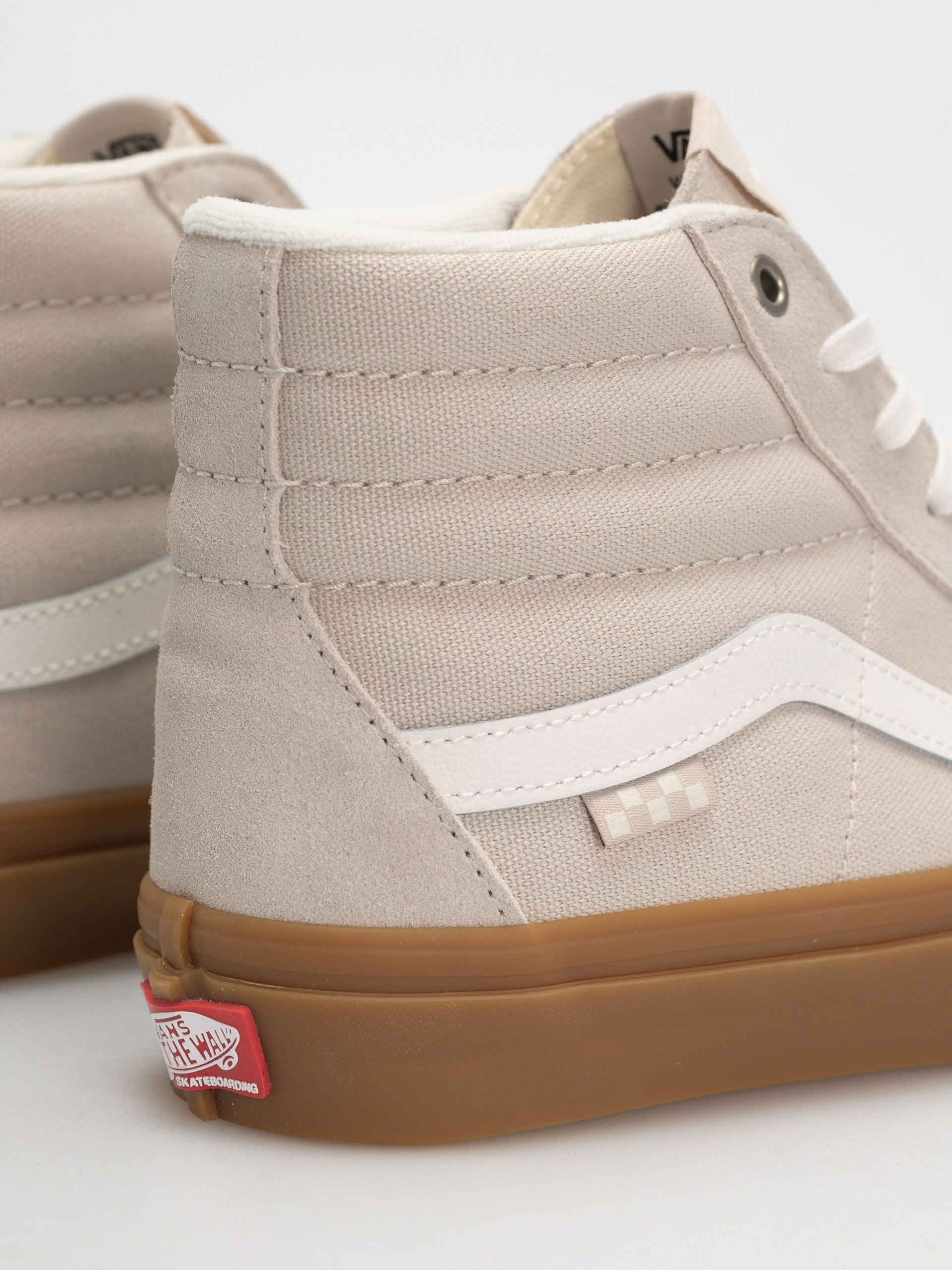 Pantofi Vans Skate Sk8 Hi (light gray/gum)