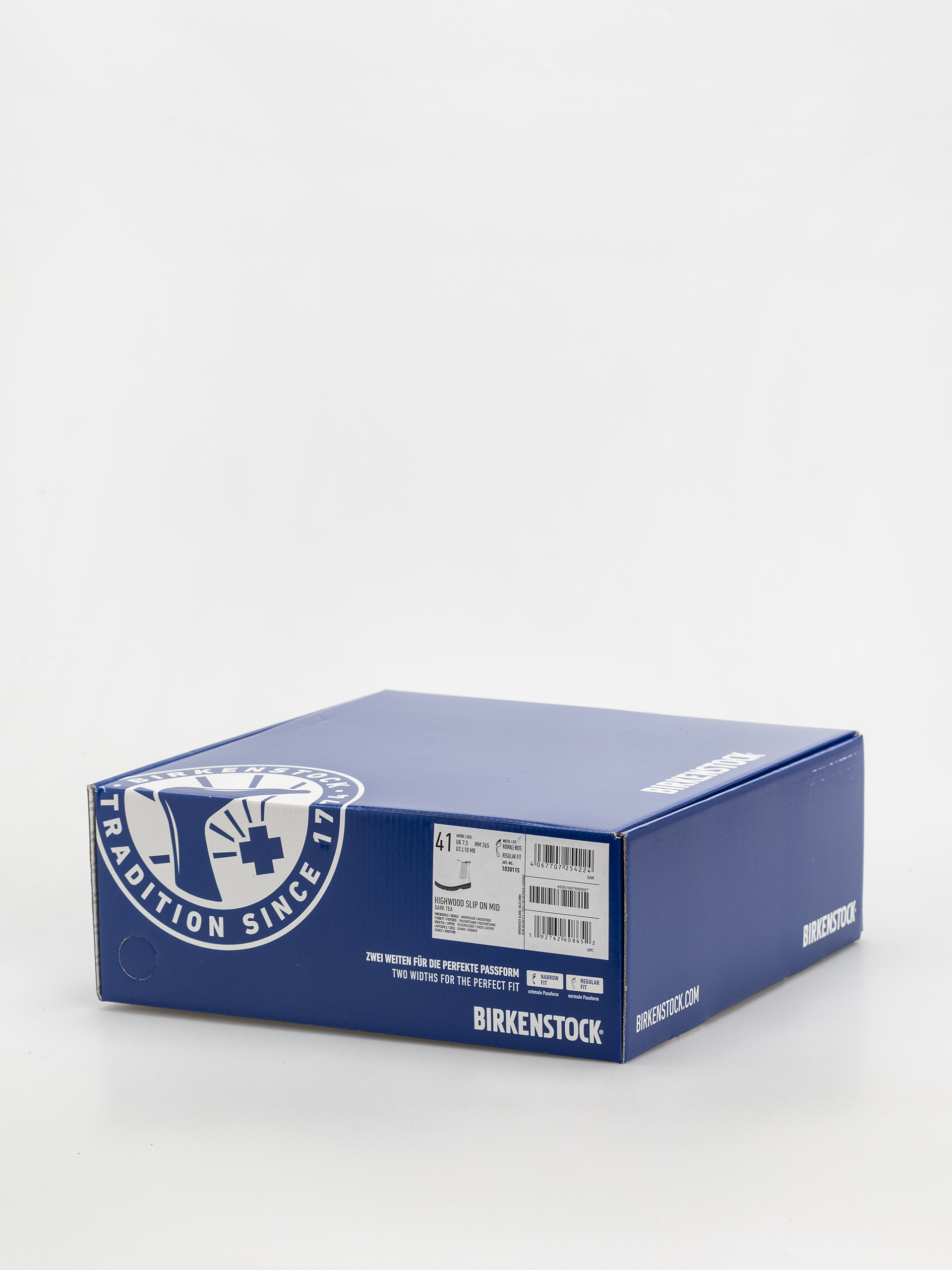 Pantofi Birkenstock Highwood Slip On Suede Leather Regular (dark tea)