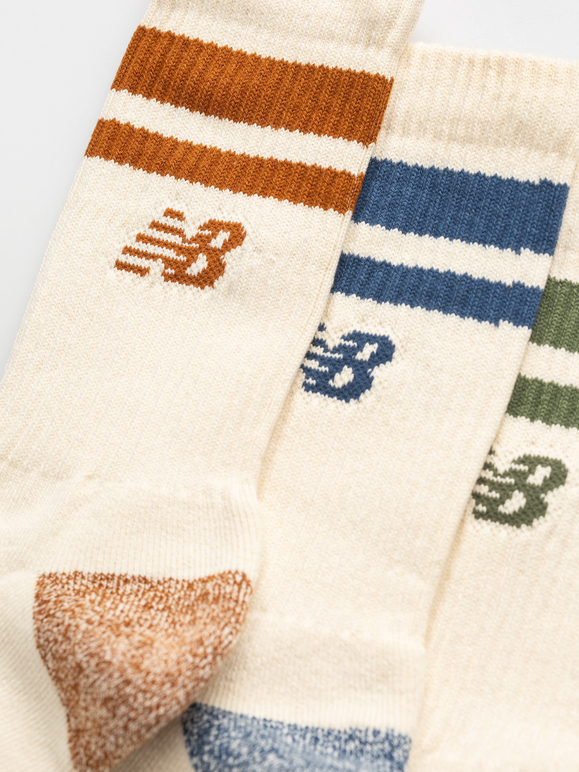 Șosete New Balance Active Lifestyle Striped Crew 3Pc (print/pattern/misc)