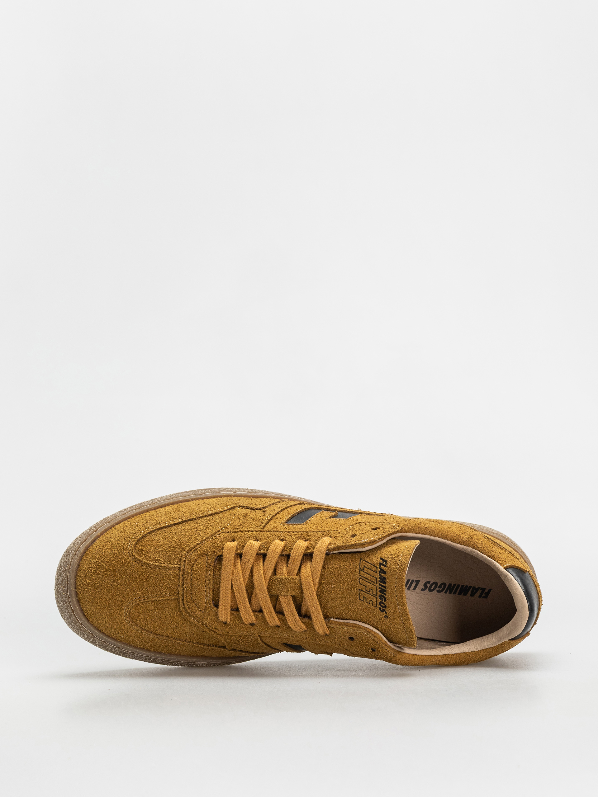 Pantofi Flamingos Life Burela Bold (hairy suede curry)