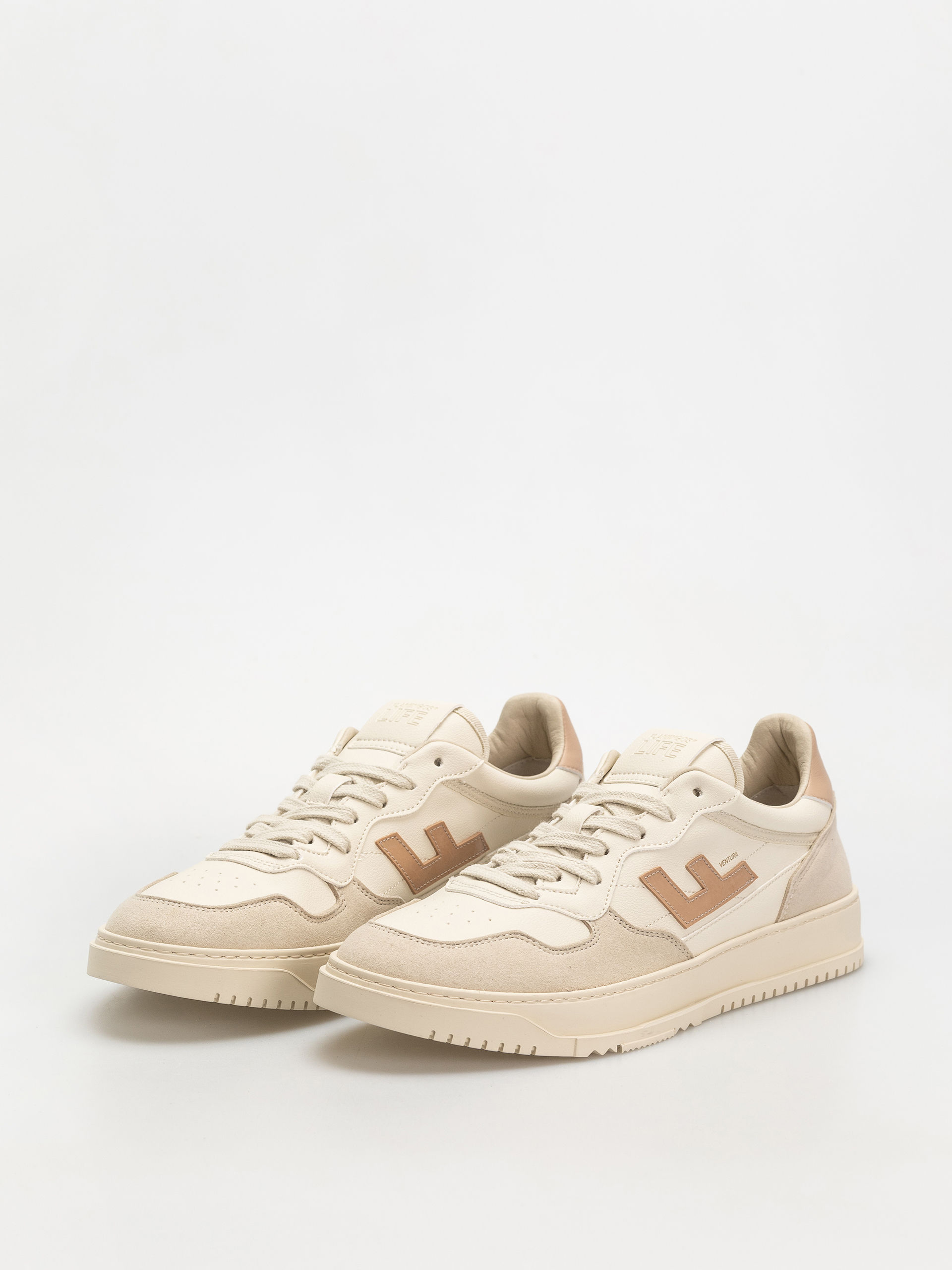 Pantofi Flamingos Life Ventura (brush cream)