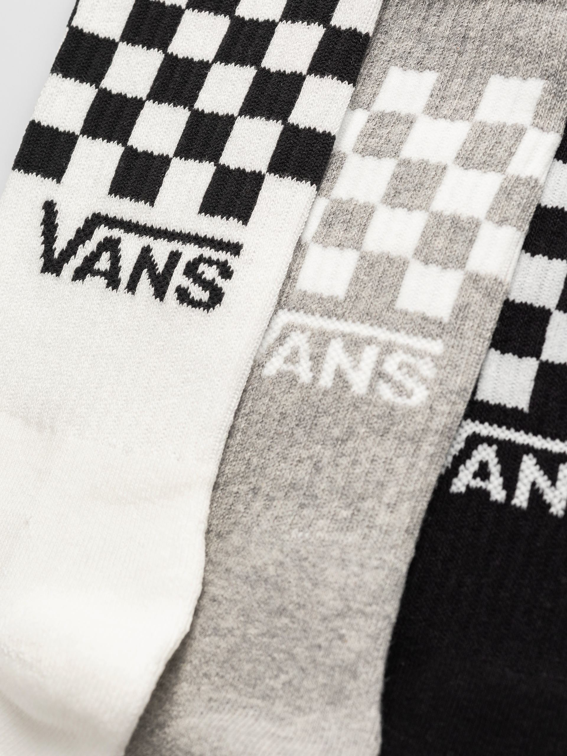 Șosete Vans Classic Check Crew (checkerboard black/white)
