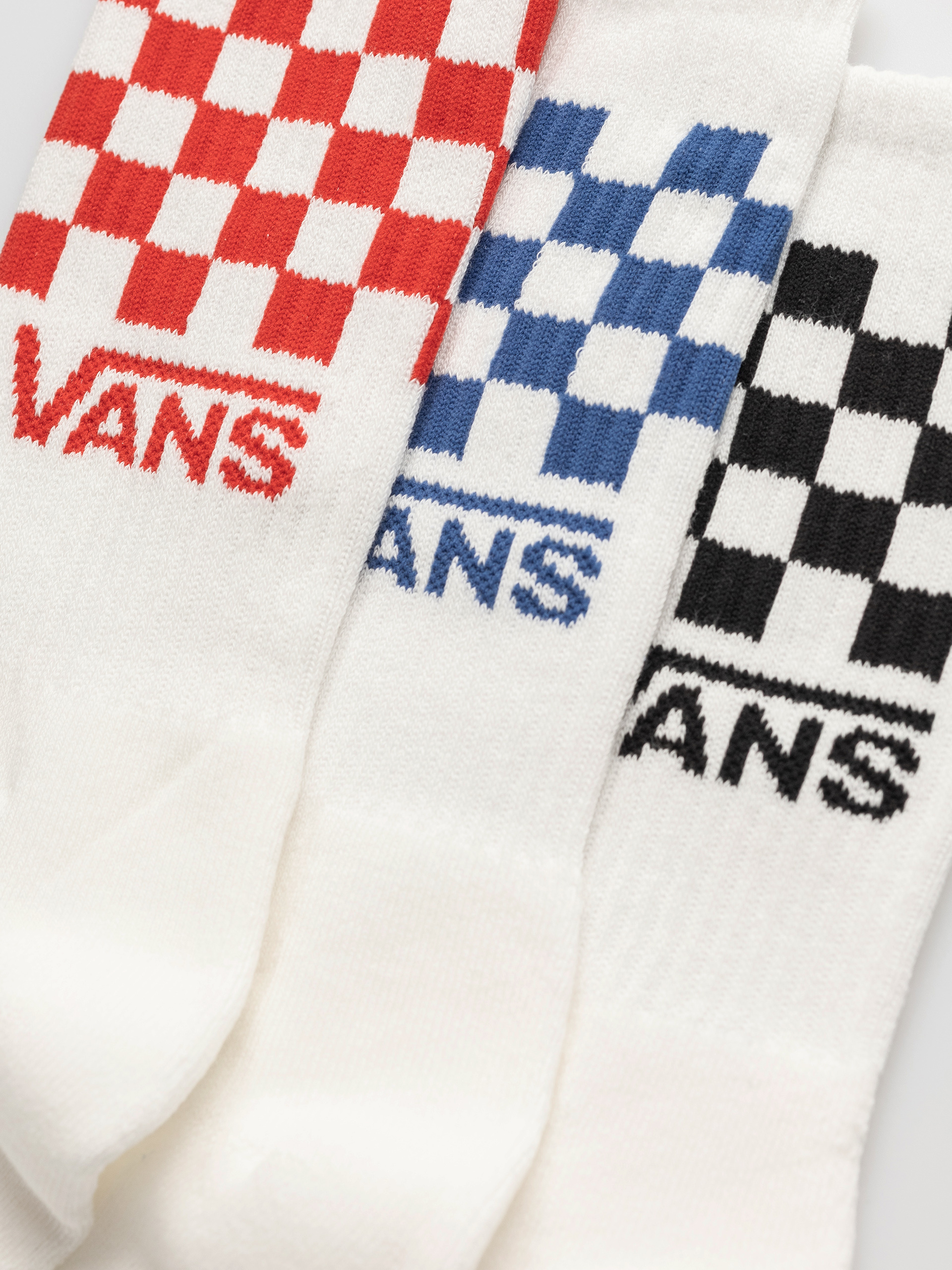 Șosete Vans Classic Check Crew (checkerboard white)