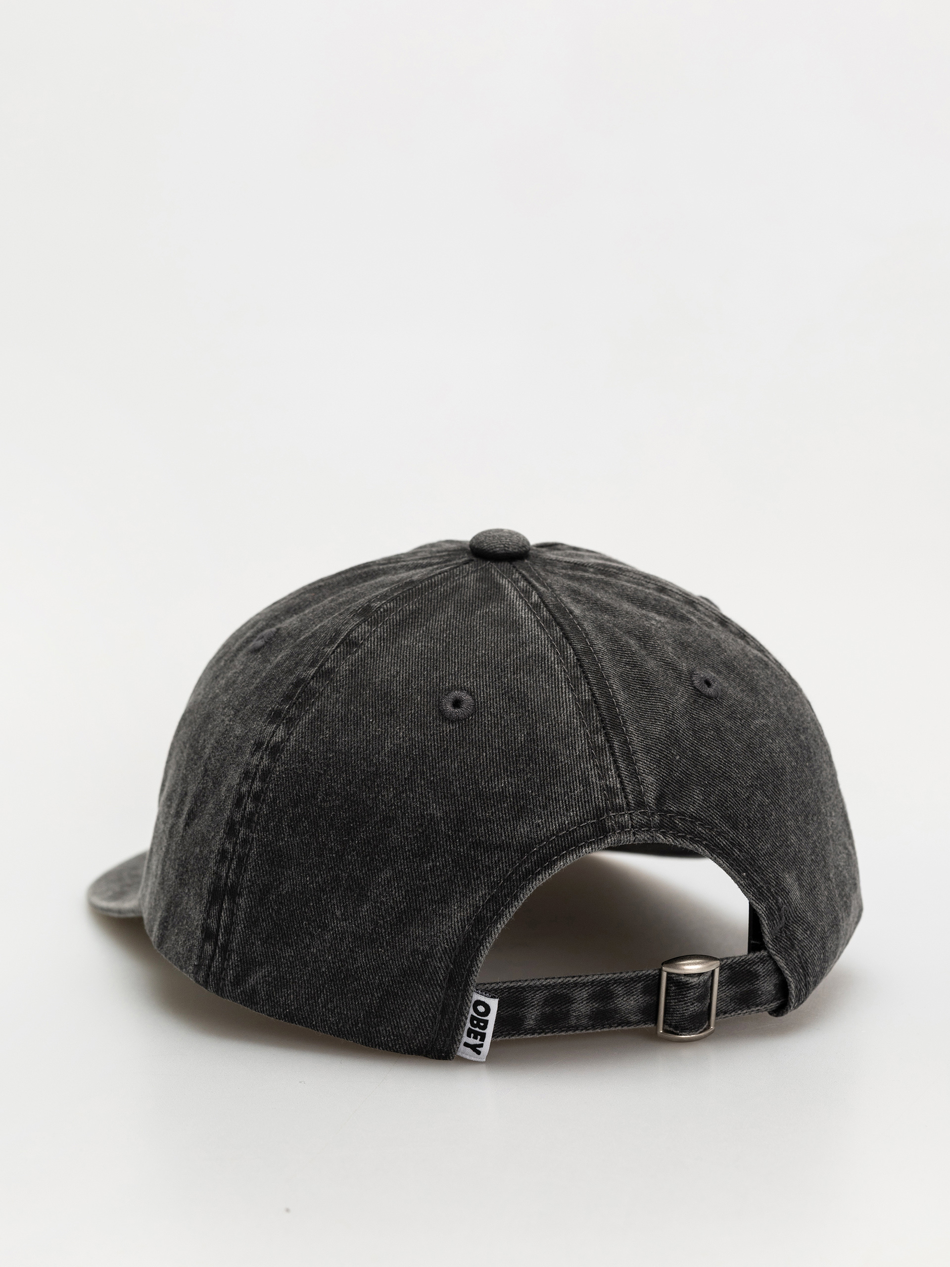 Șapcă OBEY Pigment Bold 6 Panel Strapback (pigment black)