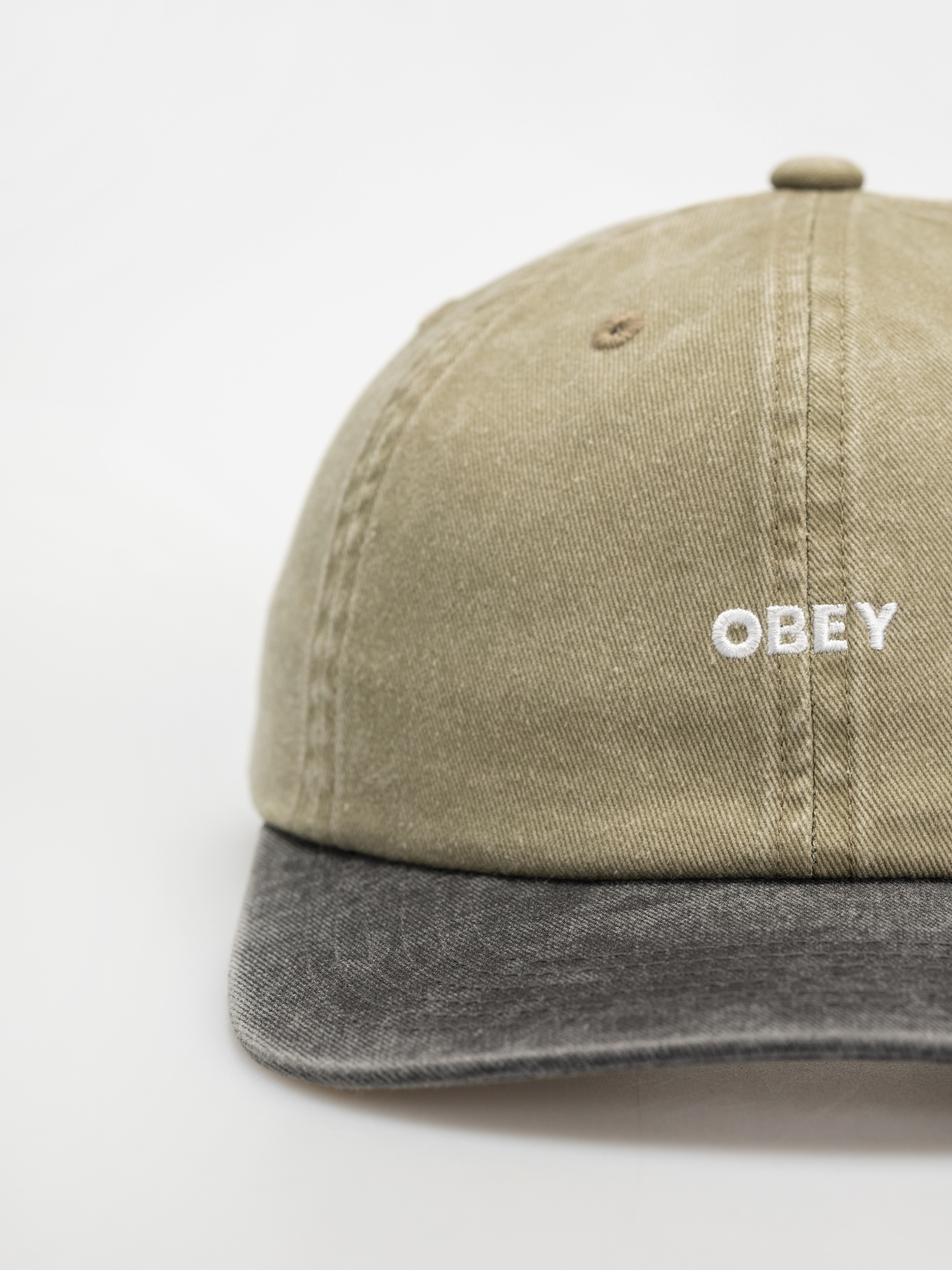 Șapcă OBEY Pigment Bold 6 Panel Strapback (pigment khaki multi)