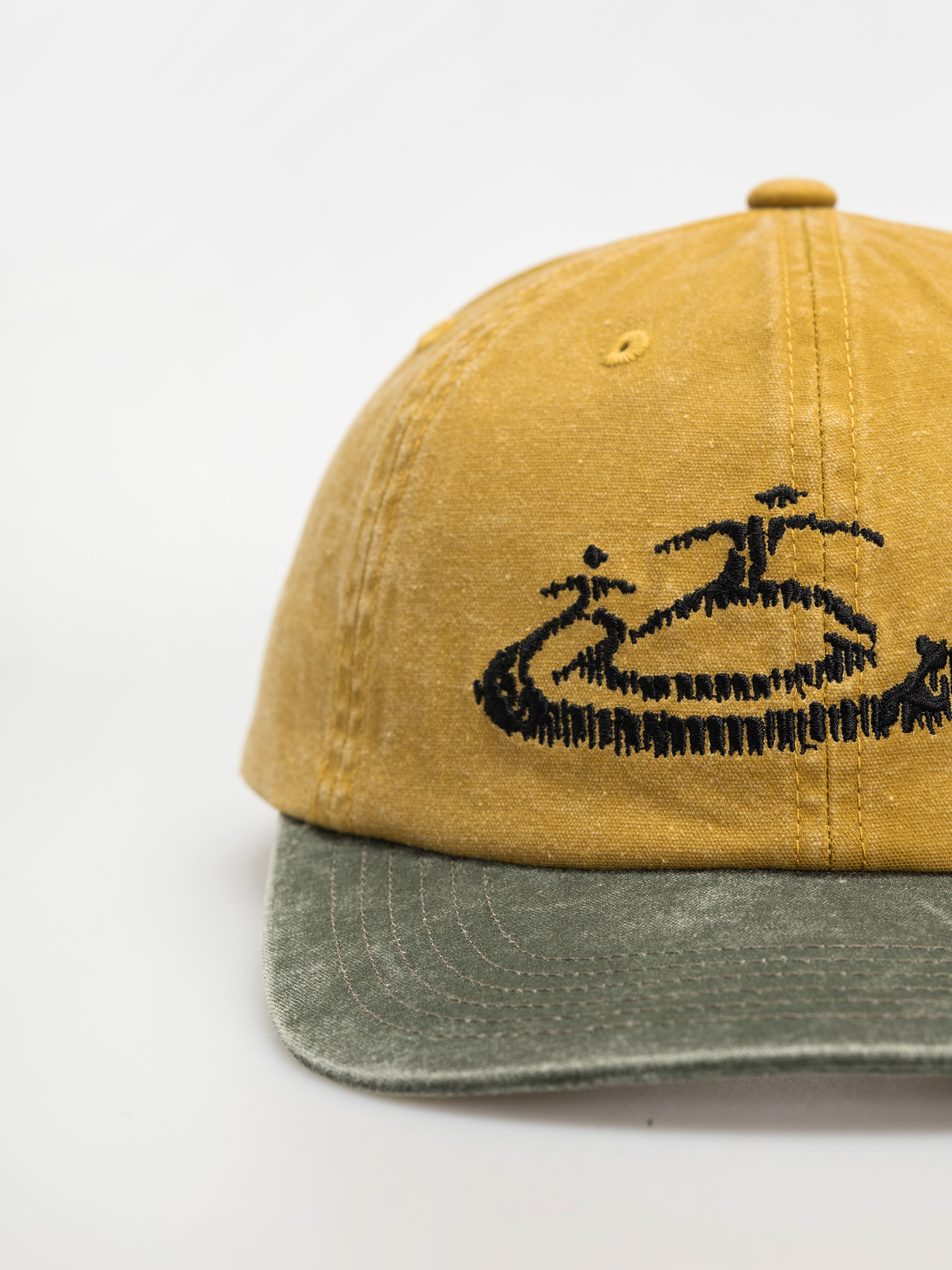 Șapcă OBEY Pigment Obey Corp 6 Pnl Velcro (pigment mustard multi)