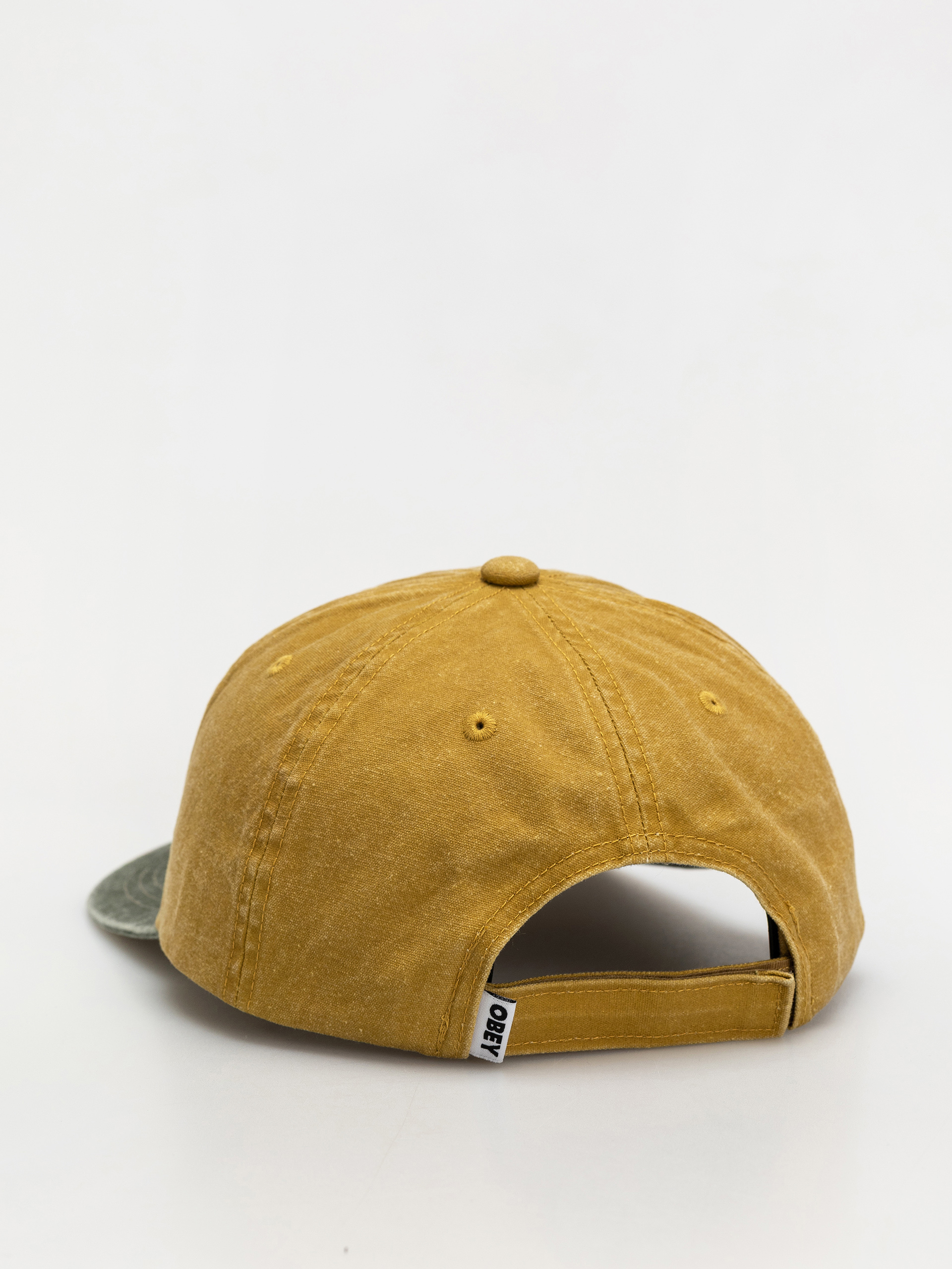 Șapcă OBEY Pigment Obey Corp 6 Pnl Velcro (pigment mustard multi)
