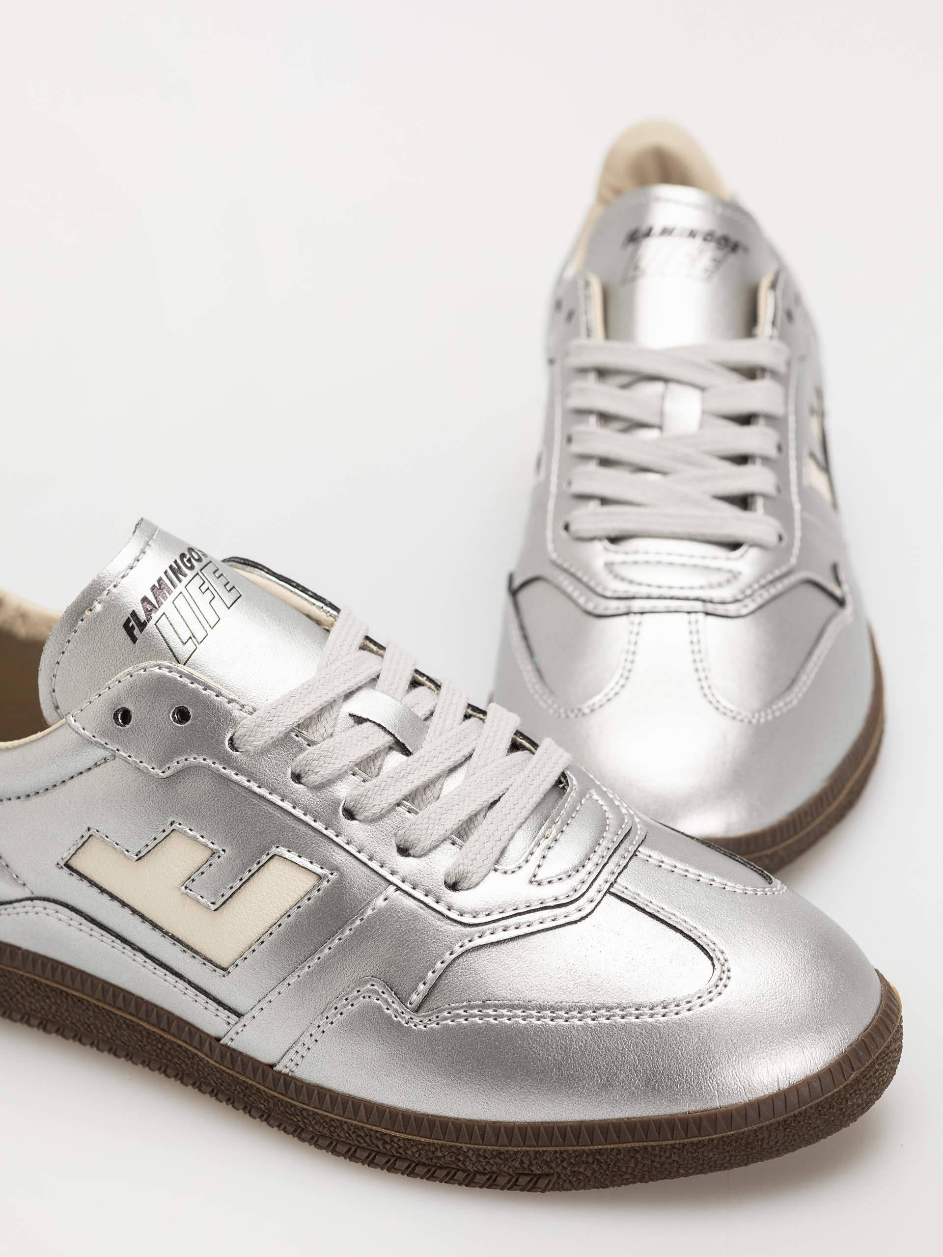 Pantofi Flamingos Life Burela Slim (apple silver)