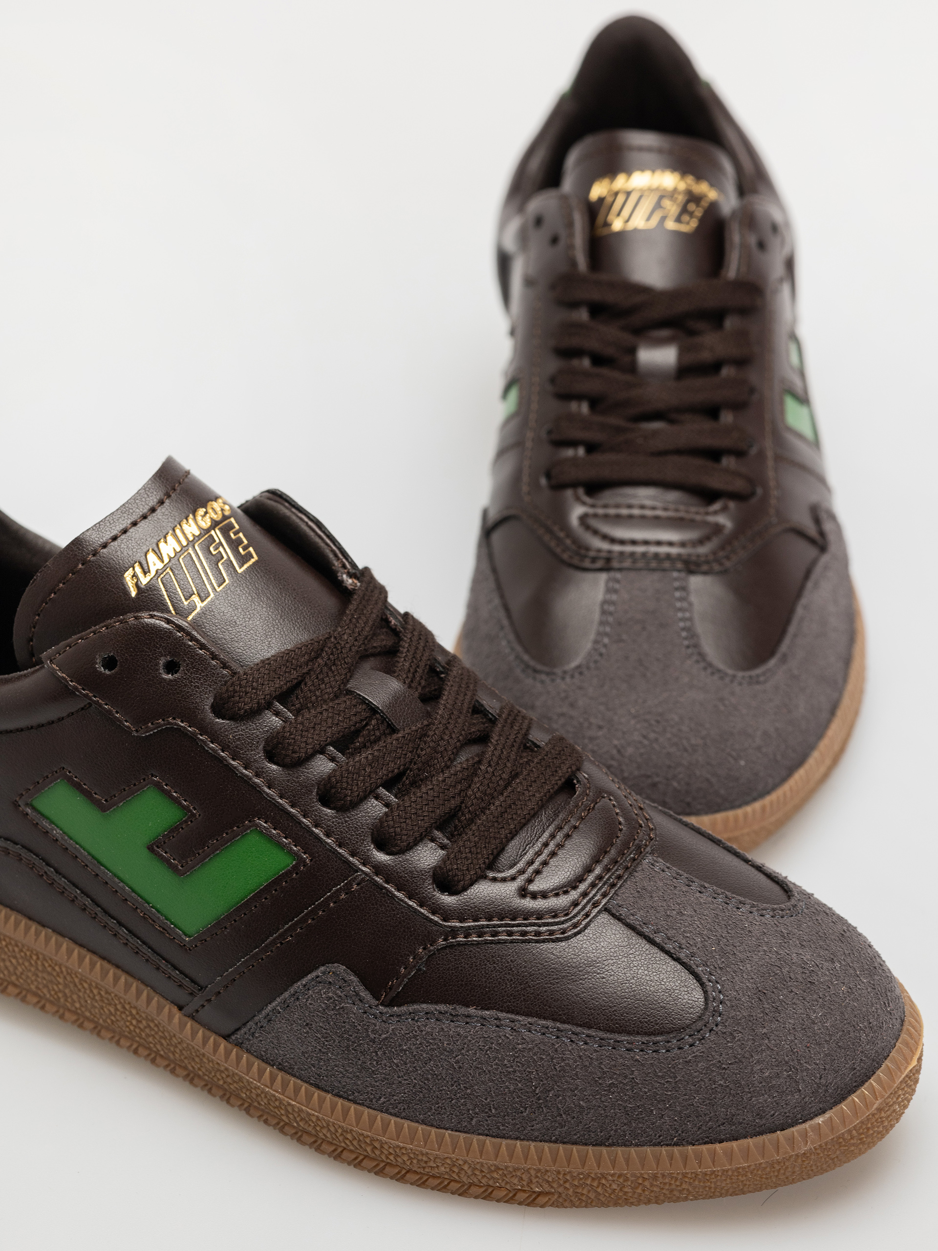 Pantofi Flamingos Life Burela Slim (brown moss)