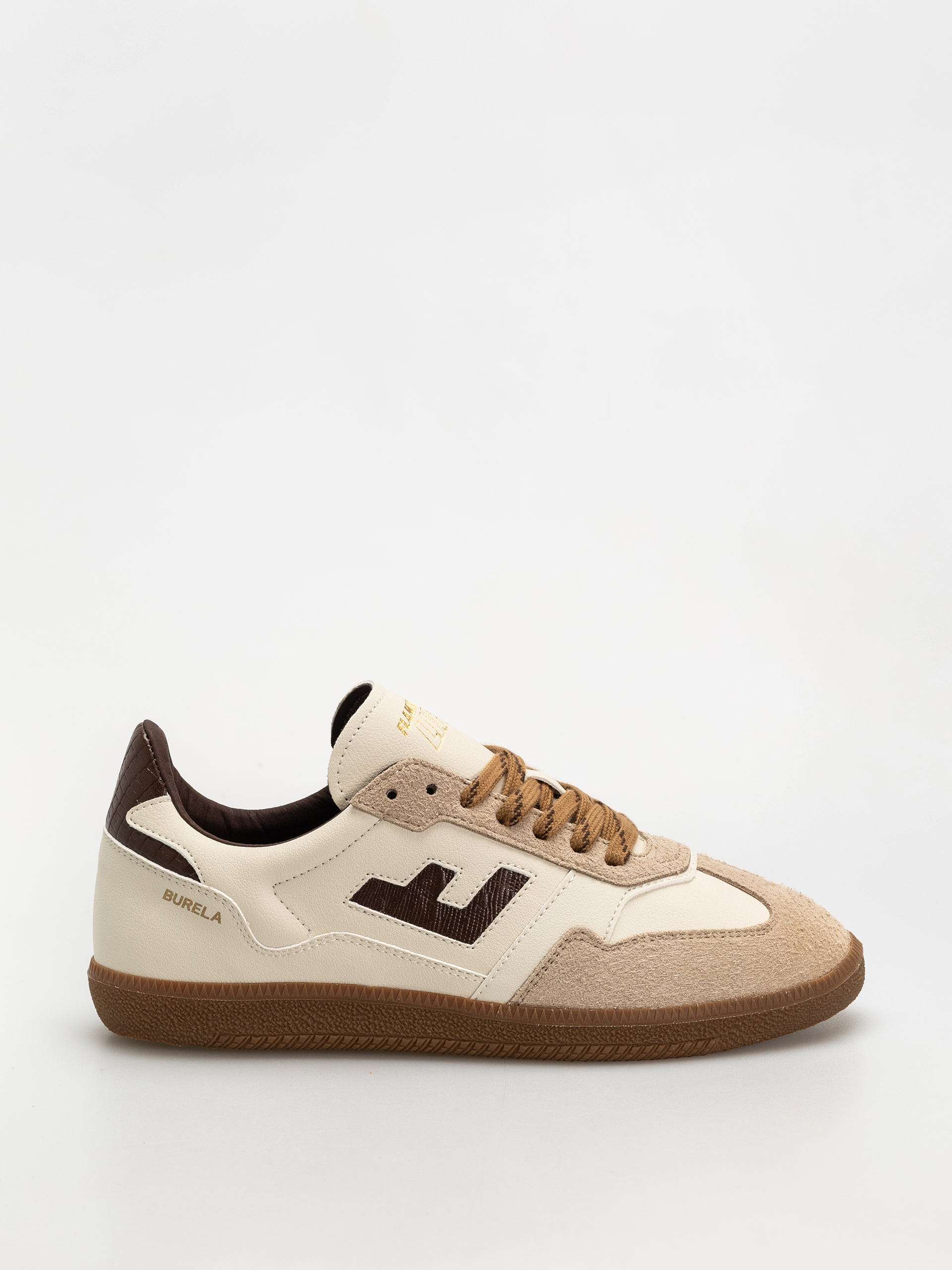 Pantofi Flamingos Life Burela Slim (iguana chestnut)