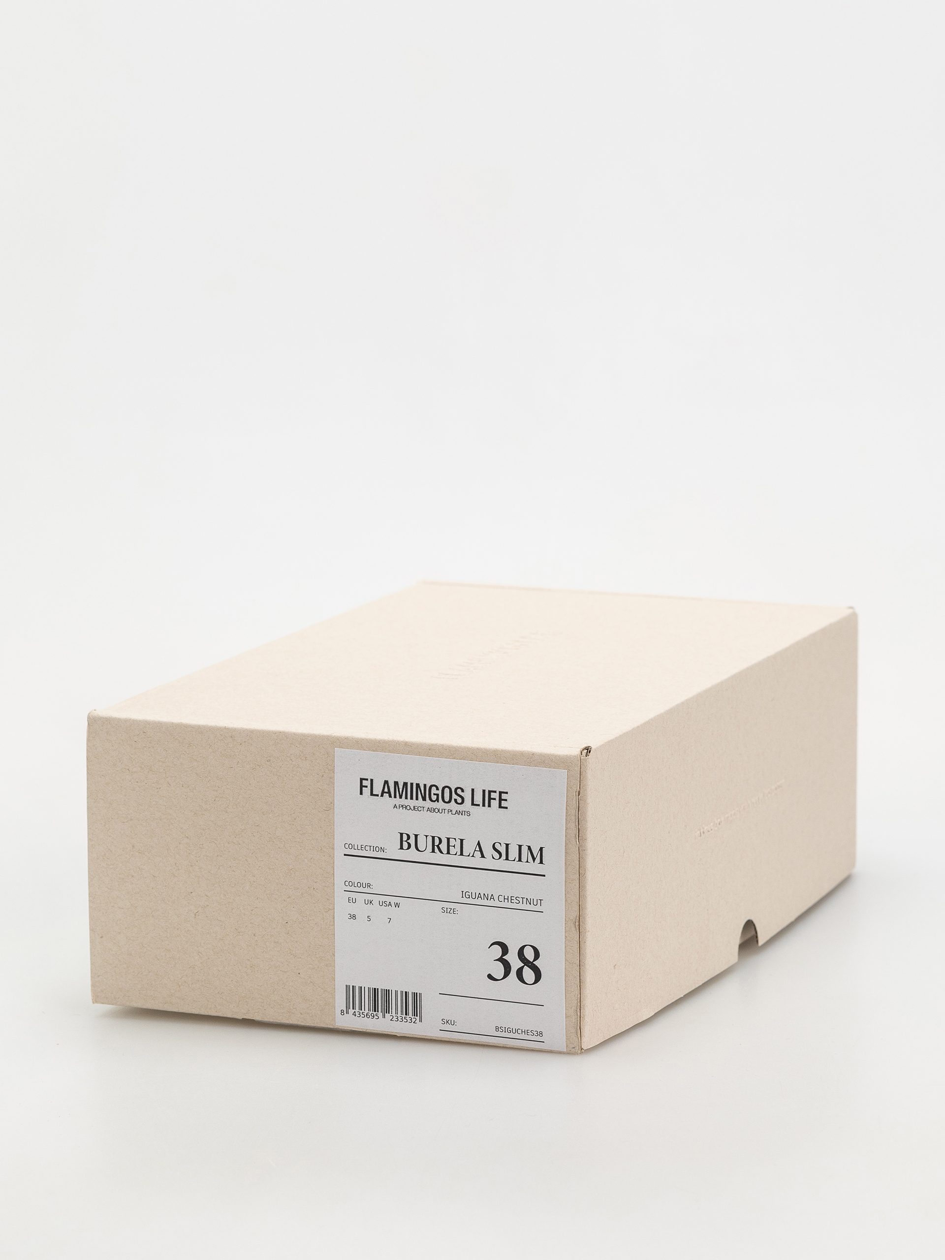 Pantofi Flamingos Life Burela Slim (iguana chestnut)