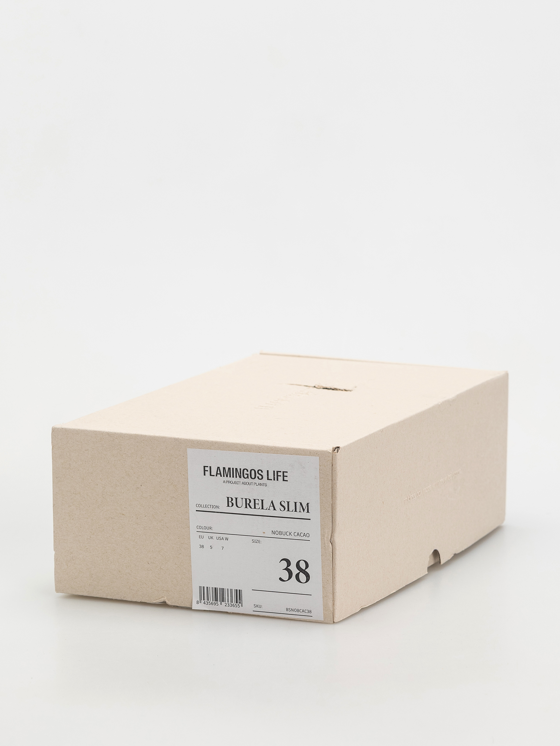 Pantofi Flamingos Life Burela Slim (nobuck cacao)