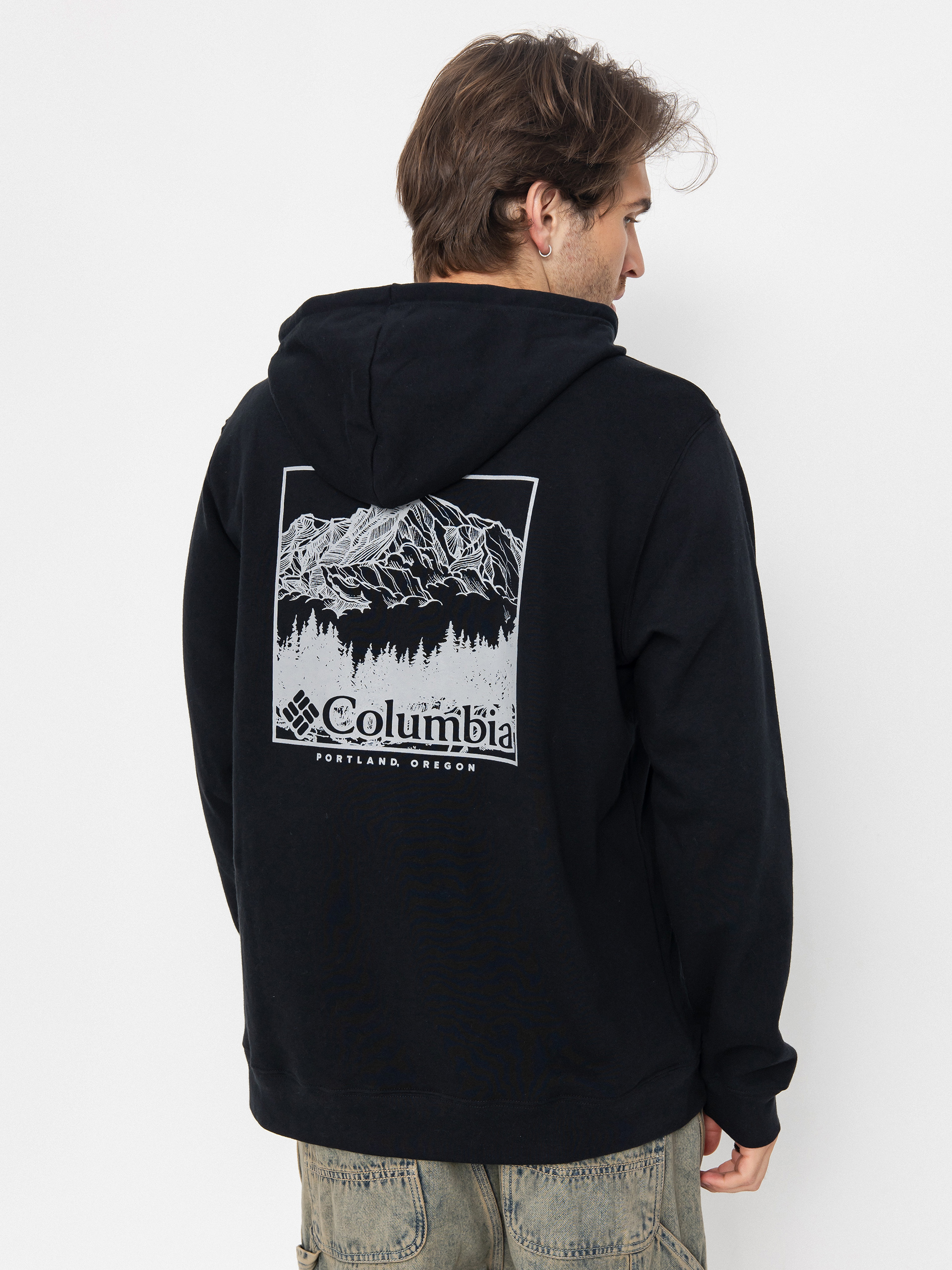 Hanorac cu glugă Columbia Columbia Trek HD (black/meadowland)