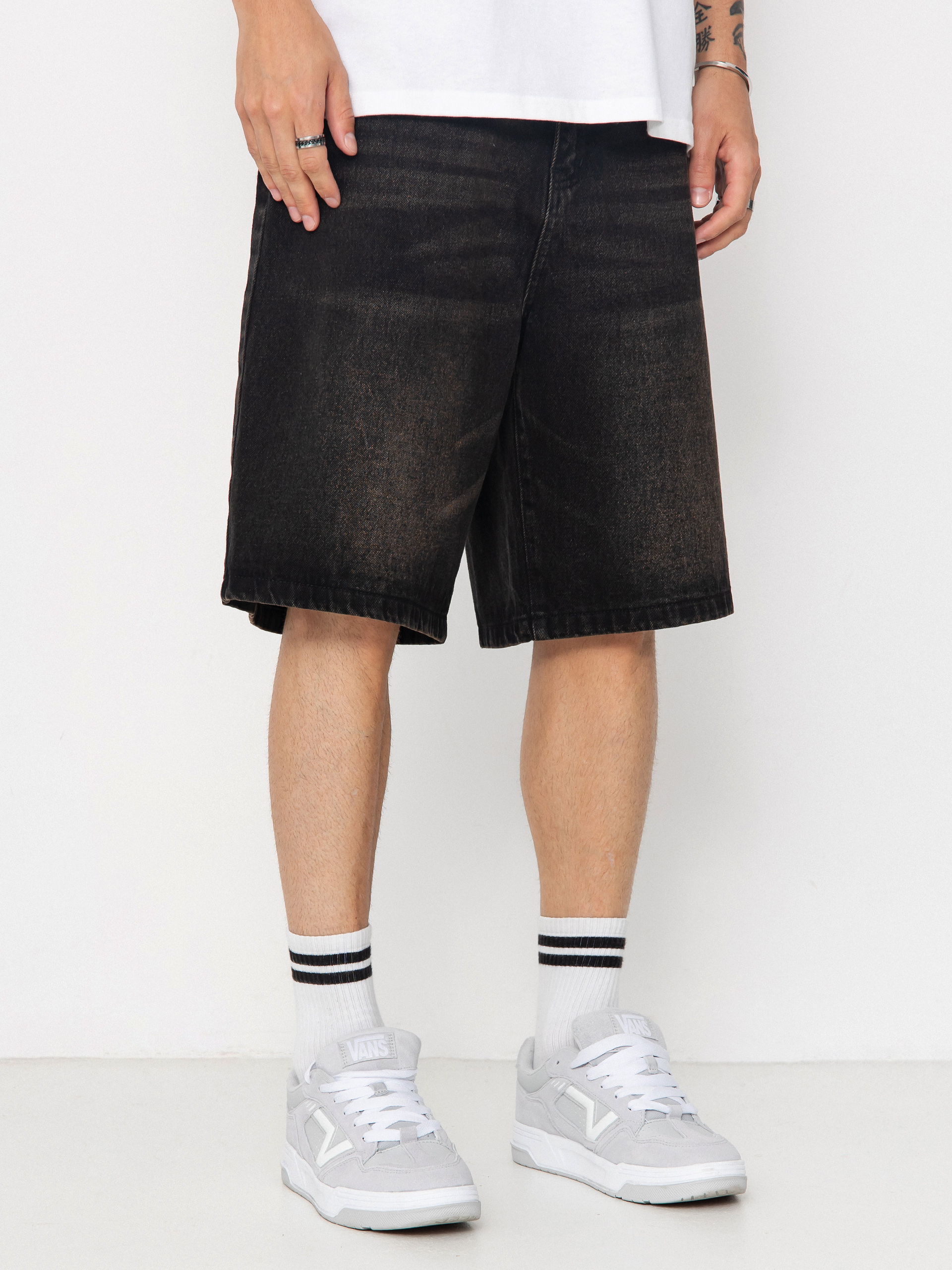 Pantaloni scurți Wasted Paris Sandblast Casper (faded black)