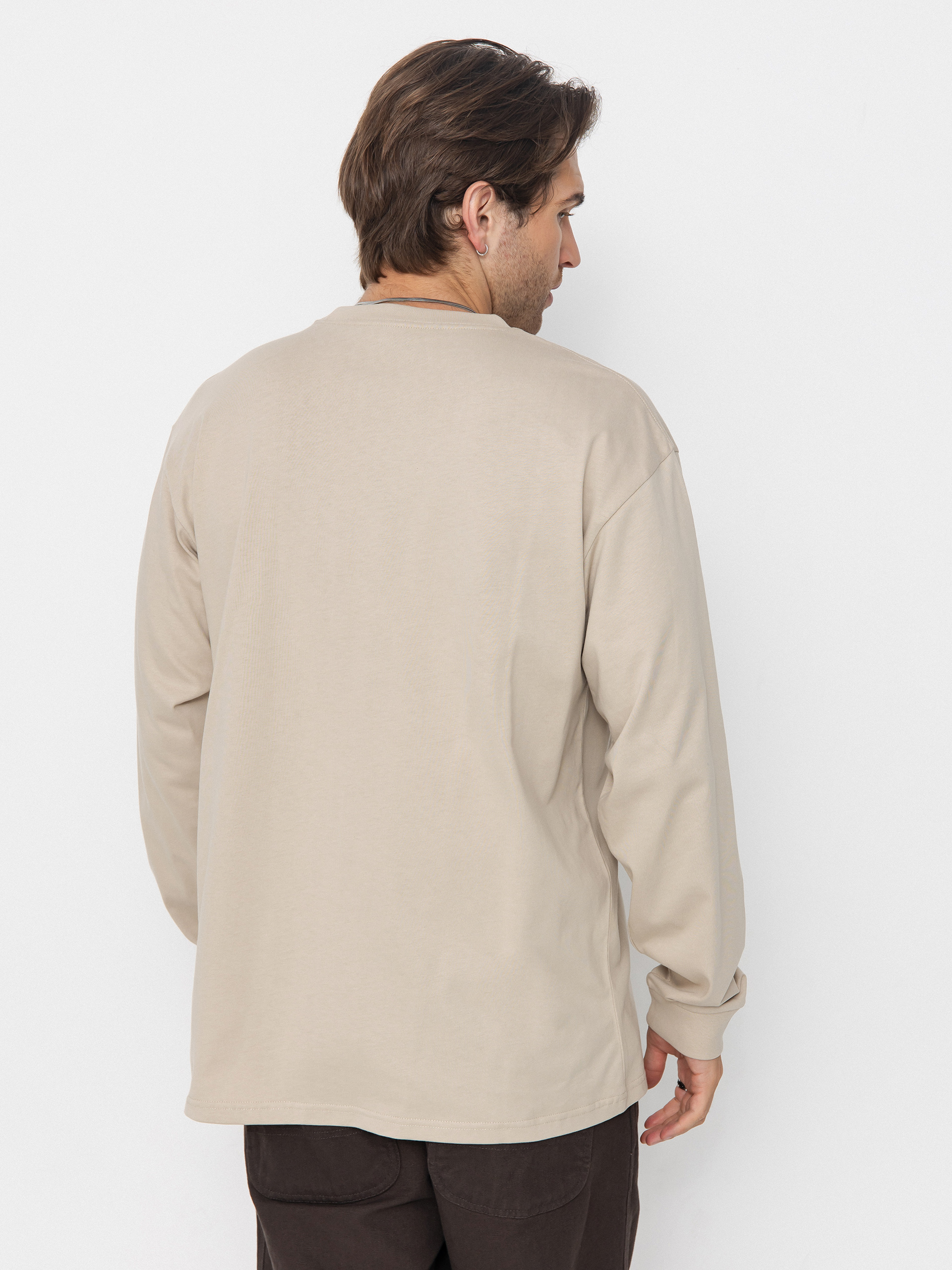 Longsleeve Carhartt WIP Chase (fleur de sel/gold)
