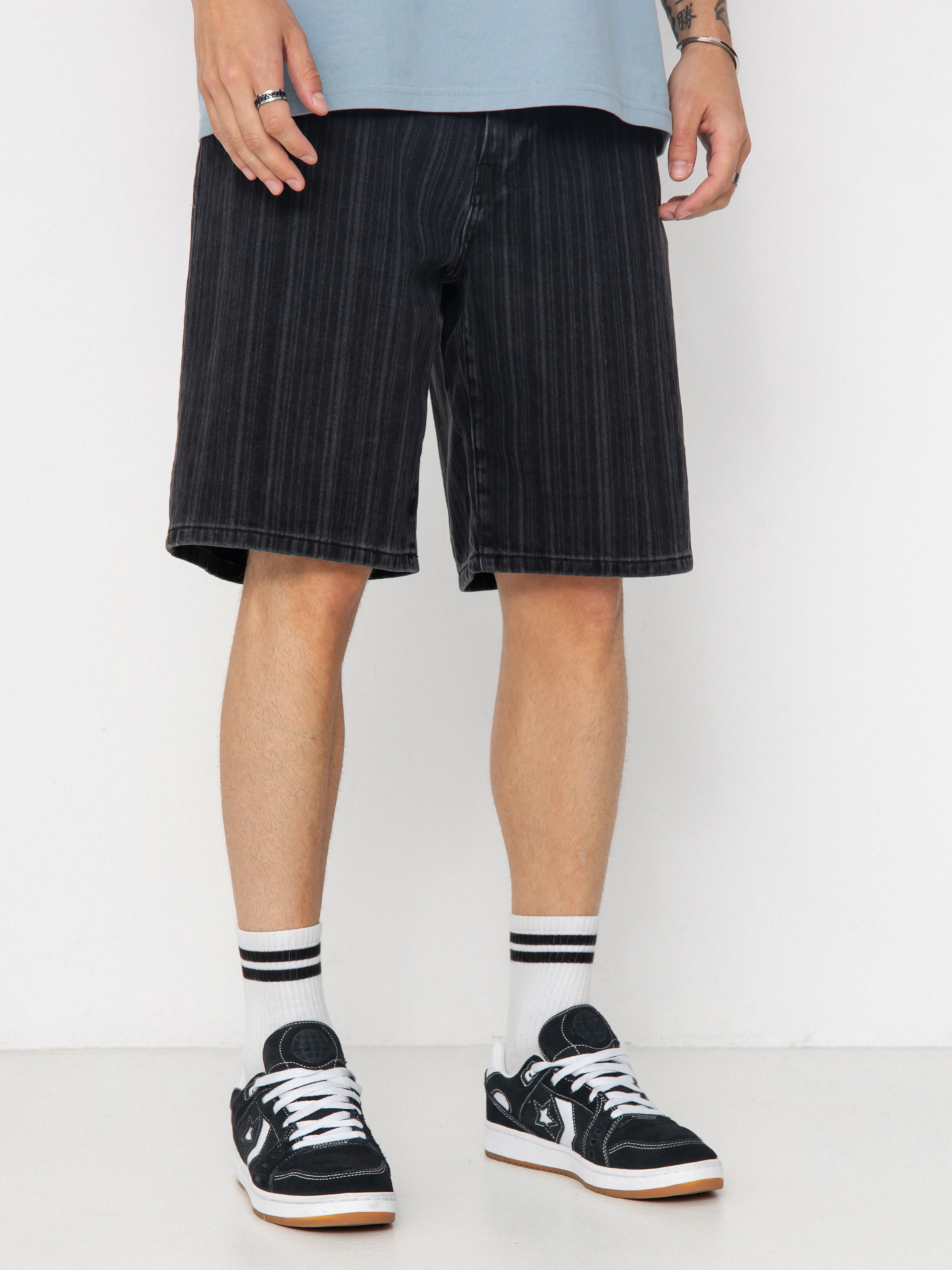 Pantaloni scurți Carhartt WIP Rylan (rylan stripe/black/stone washed)