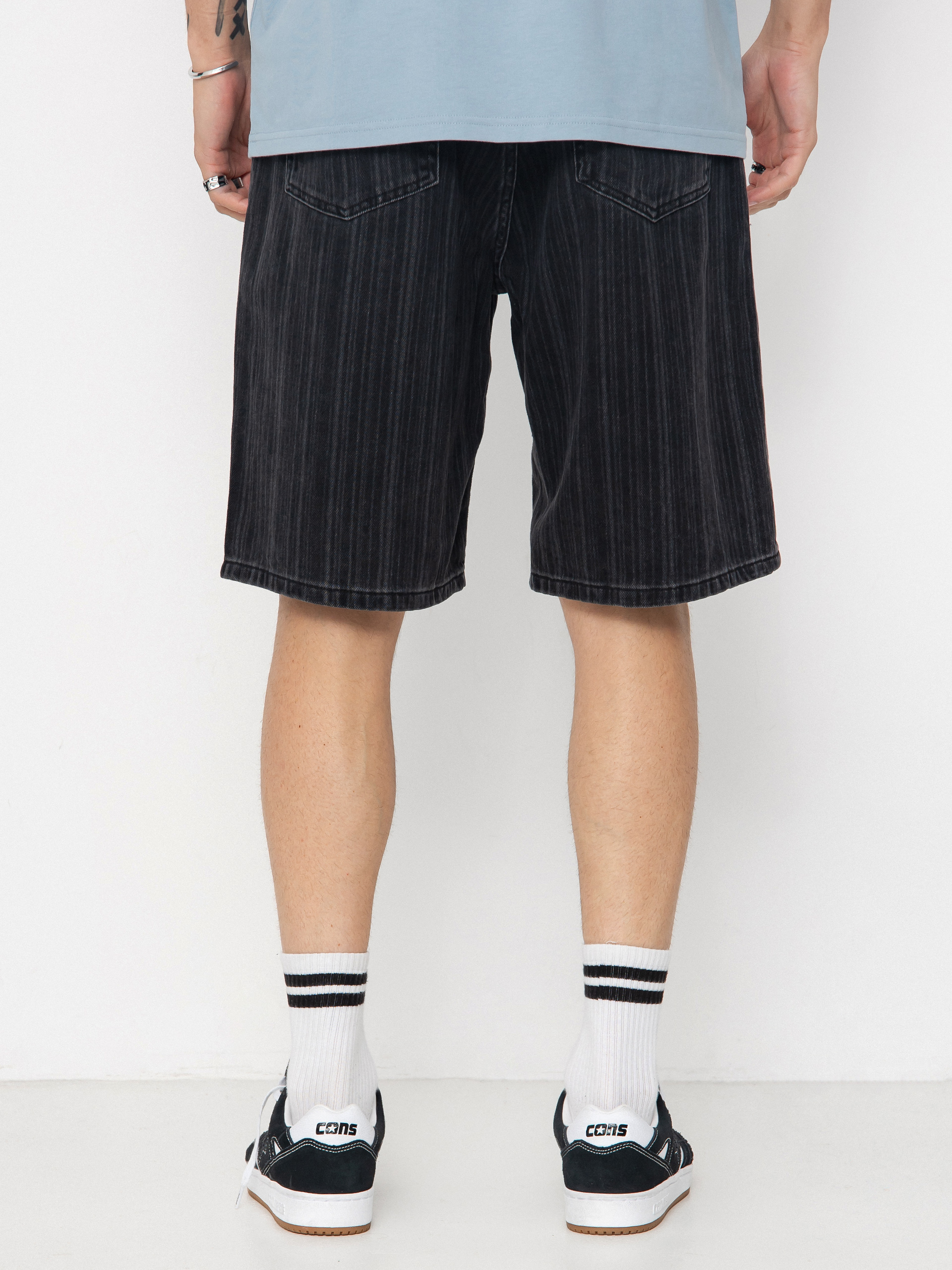 Pantaloni scurți Carhartt WIP Rylan (rylan stripe/black/stone washed)