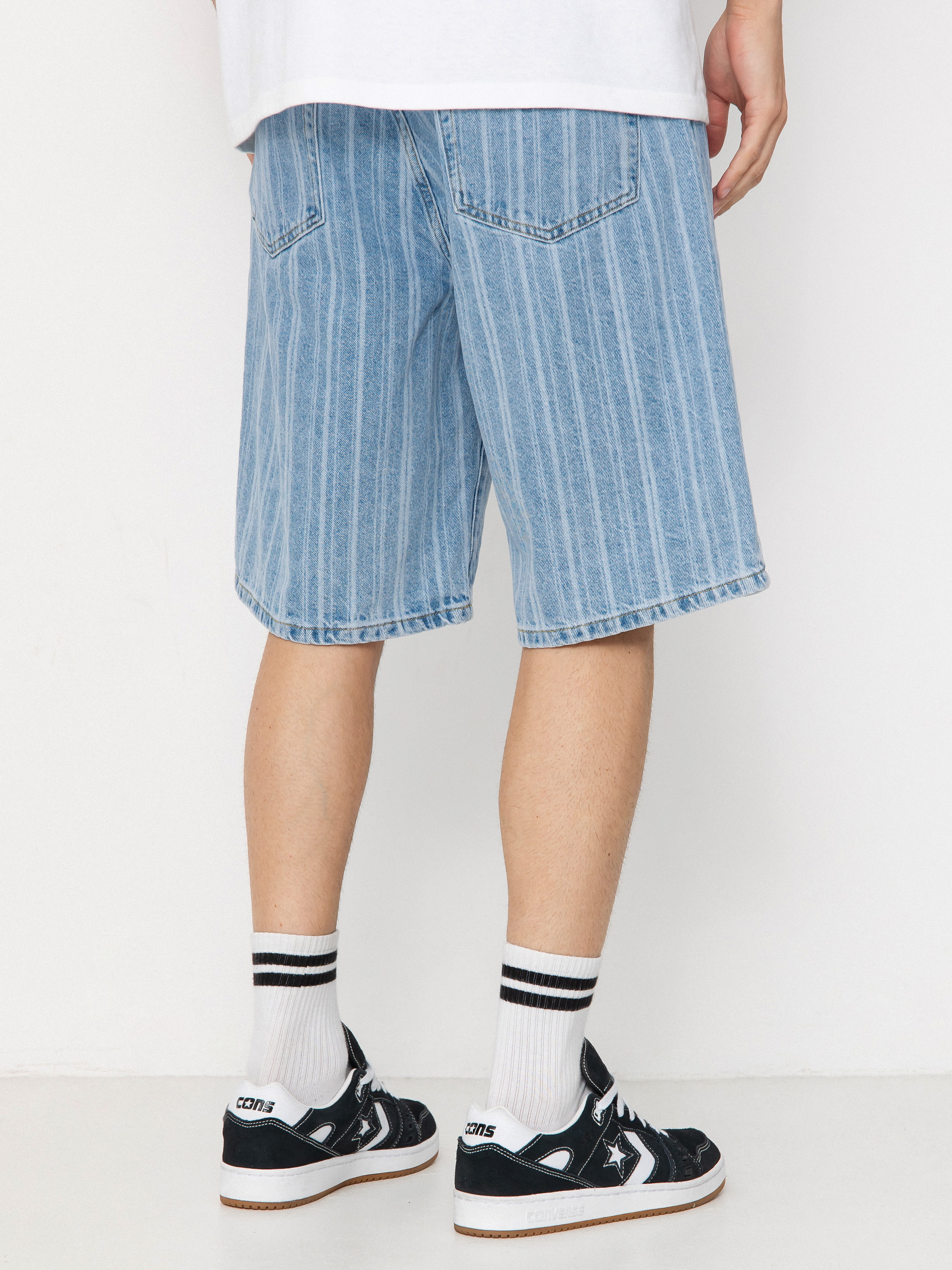 Pantaloni scurți Carhartt WIP Rylan (rylan stripe/blue/stone bleached)