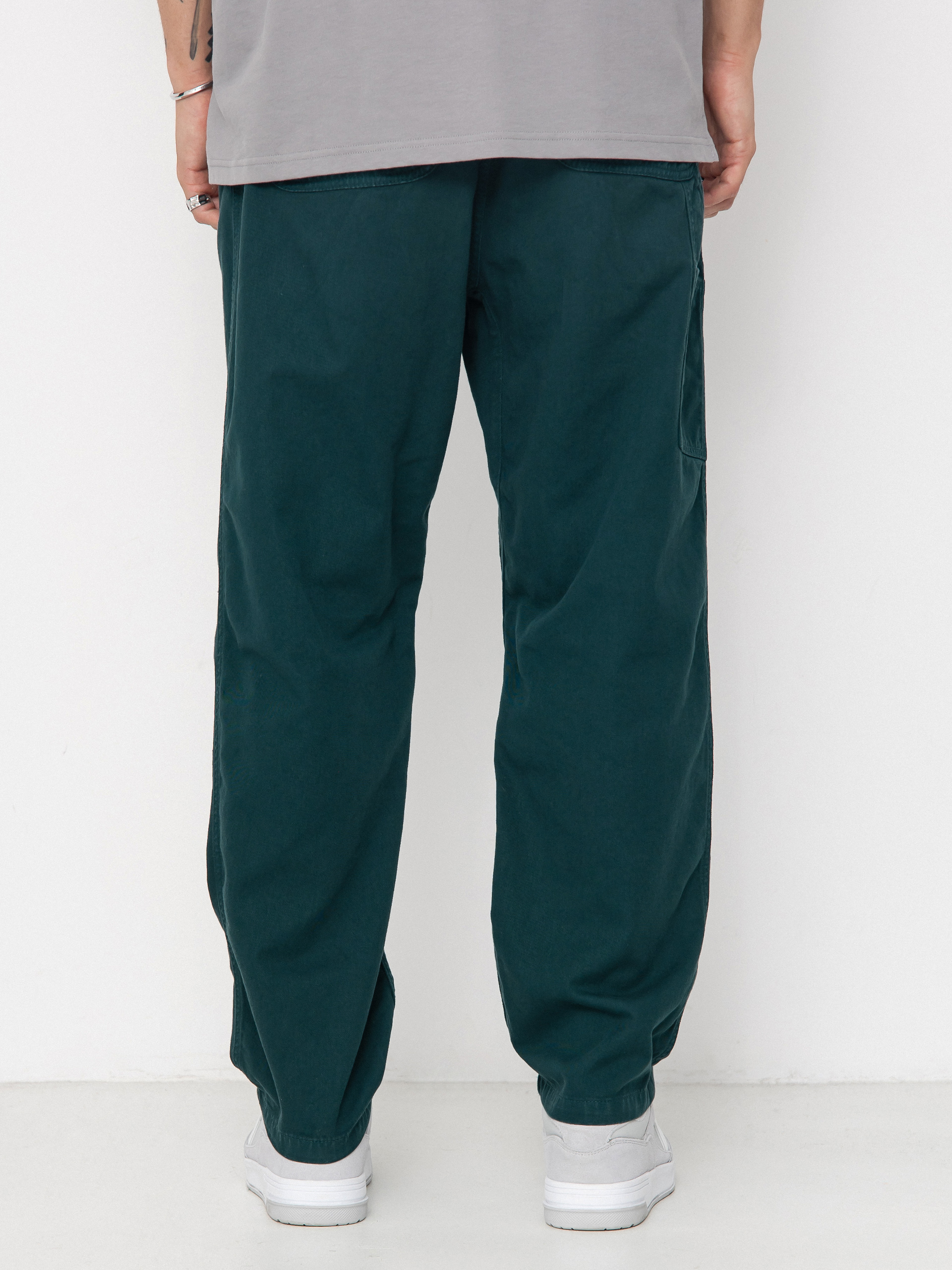 Pantaloni Carhartt WIP Flint (dark fir/garment dyed)