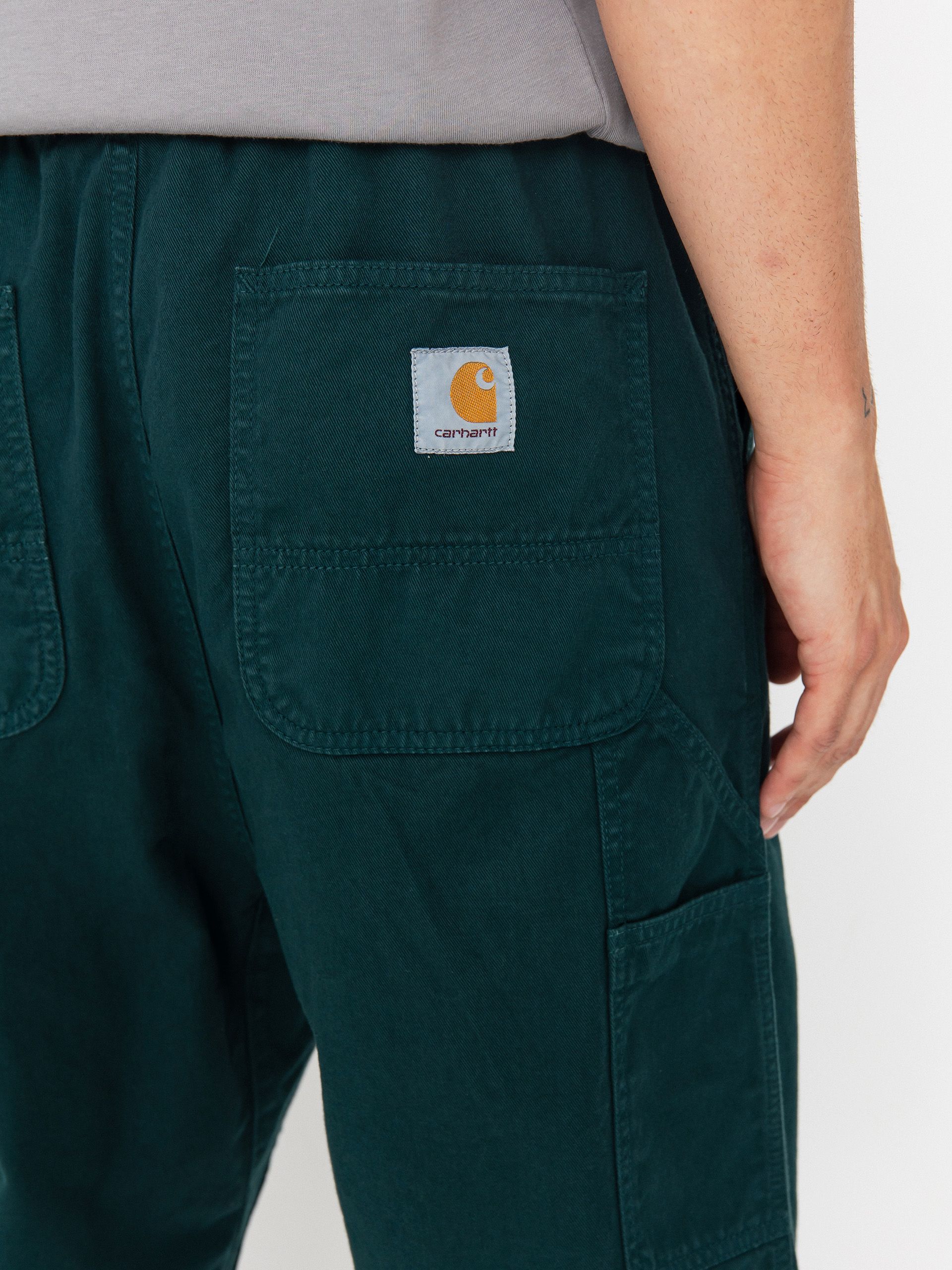 Pantaloni Carhartt WIP Flint (dark fir/garment dyed)