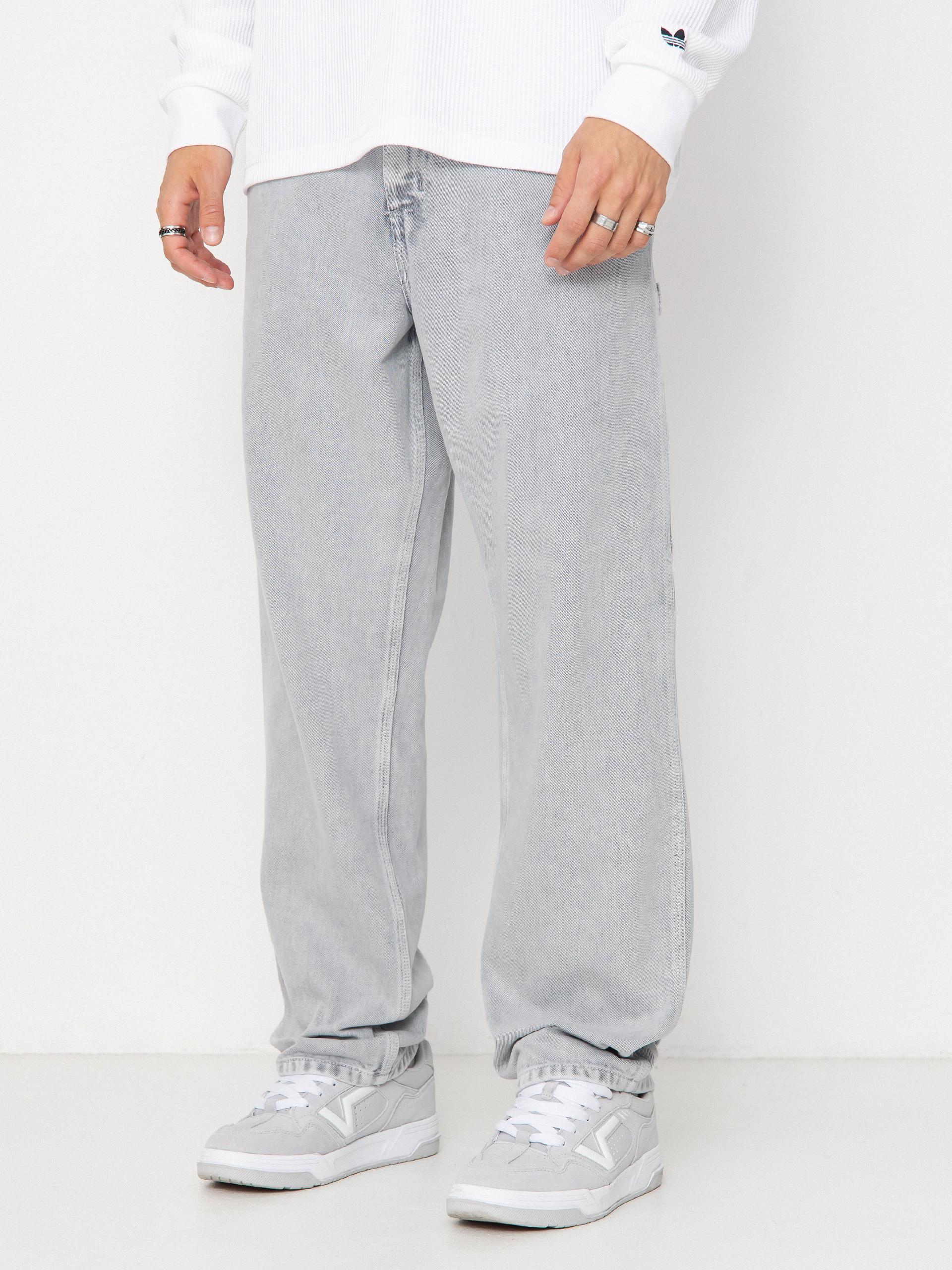 Pantaloni Carhartt WIP Single Knee (black/chalk wash)