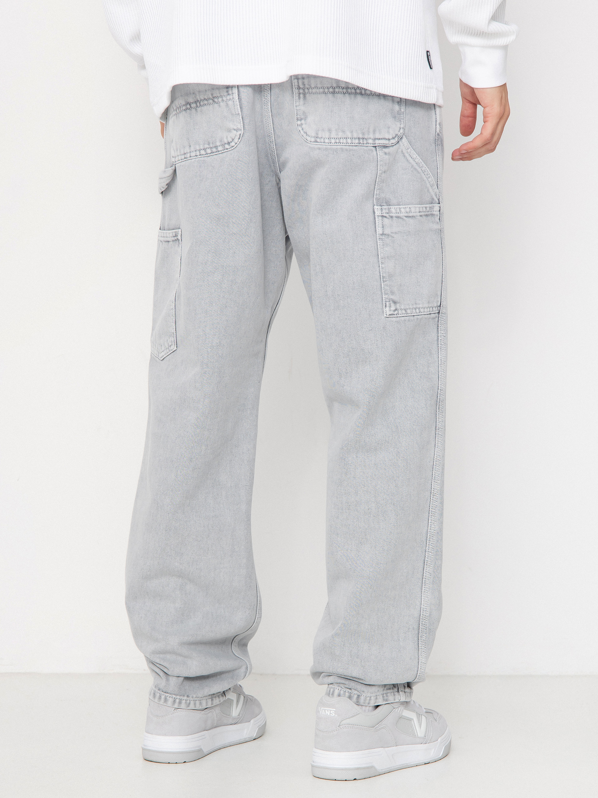 Pantaloni Carhartt WIP Single Knee (black/chalk wash)
