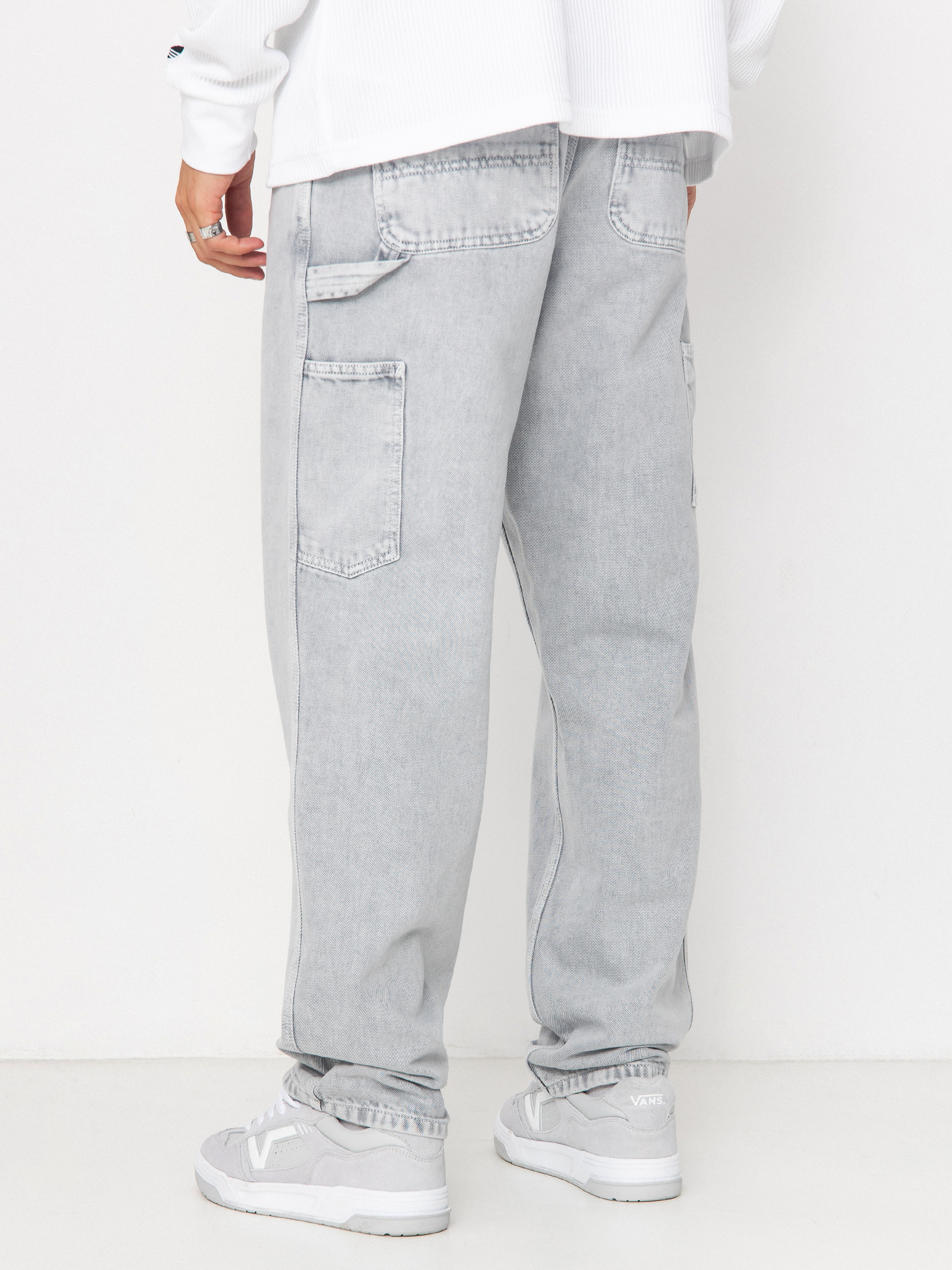 Pantaloni Carhartt WIP Single Knee (black/chalk wash)