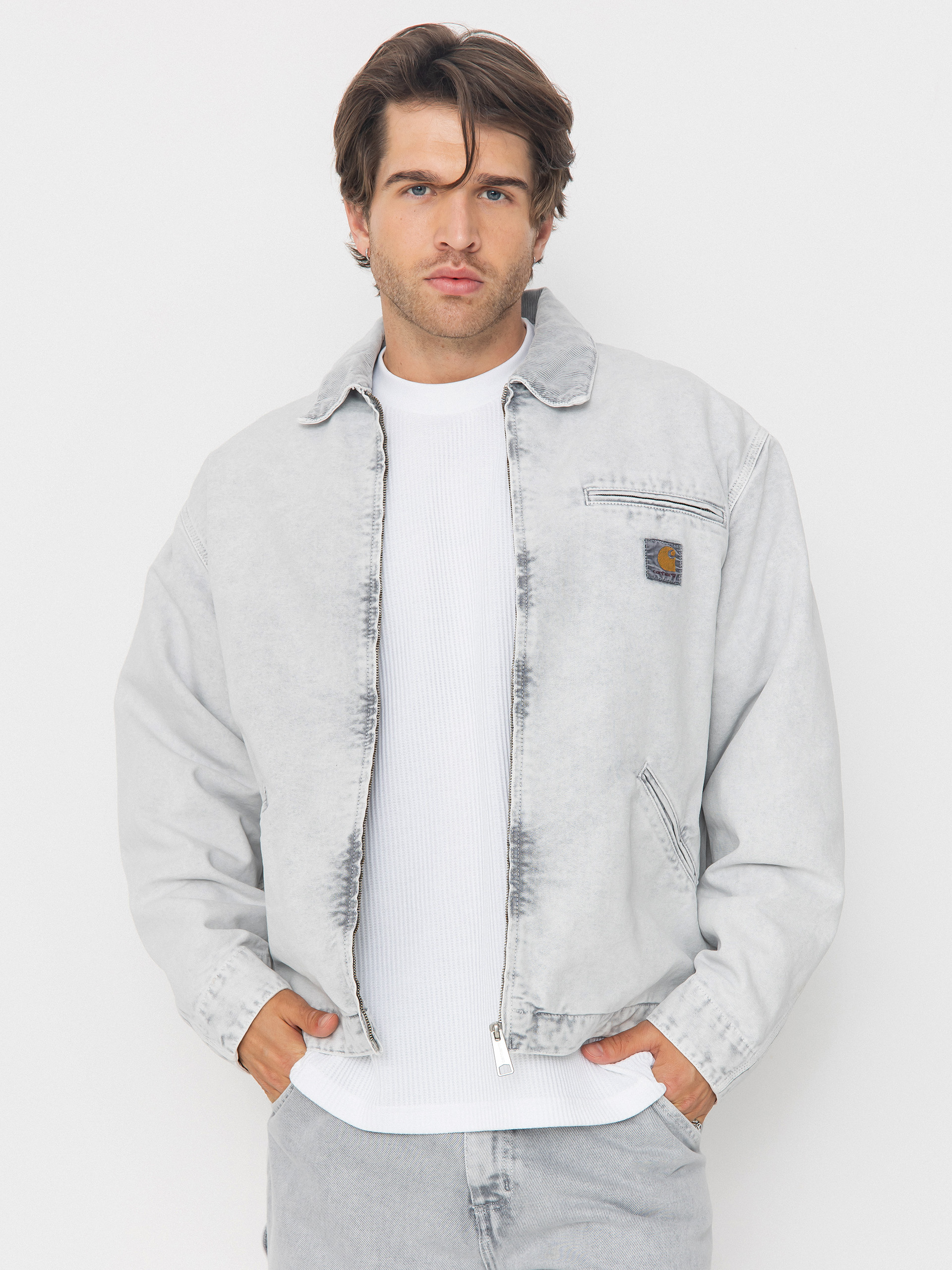 Geacă Carhartt WIP OG Detroit (black/black/chalk wash)