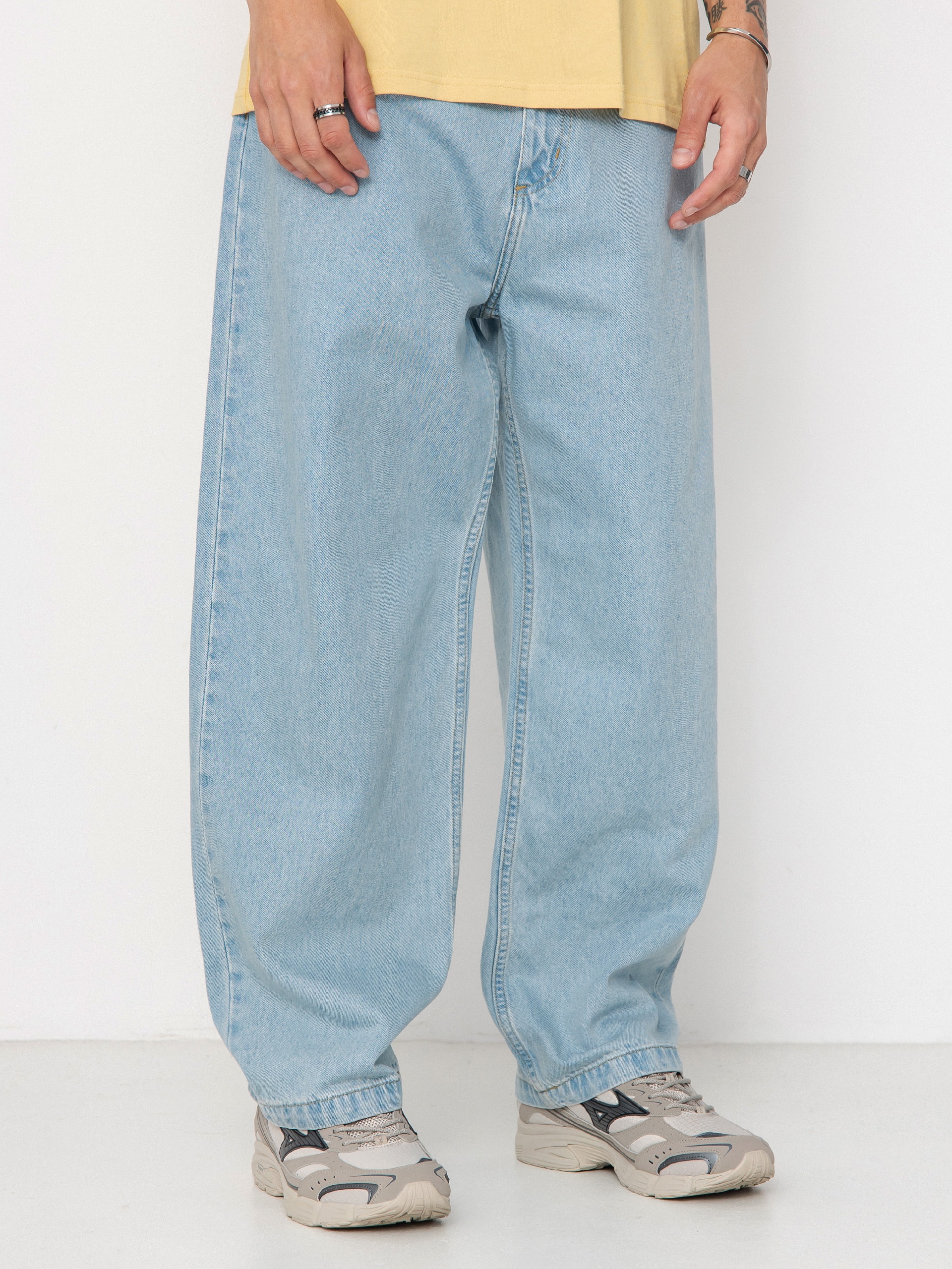 Pantaloni Carhartt WIP Brandon (blue/heavy stone bleached)