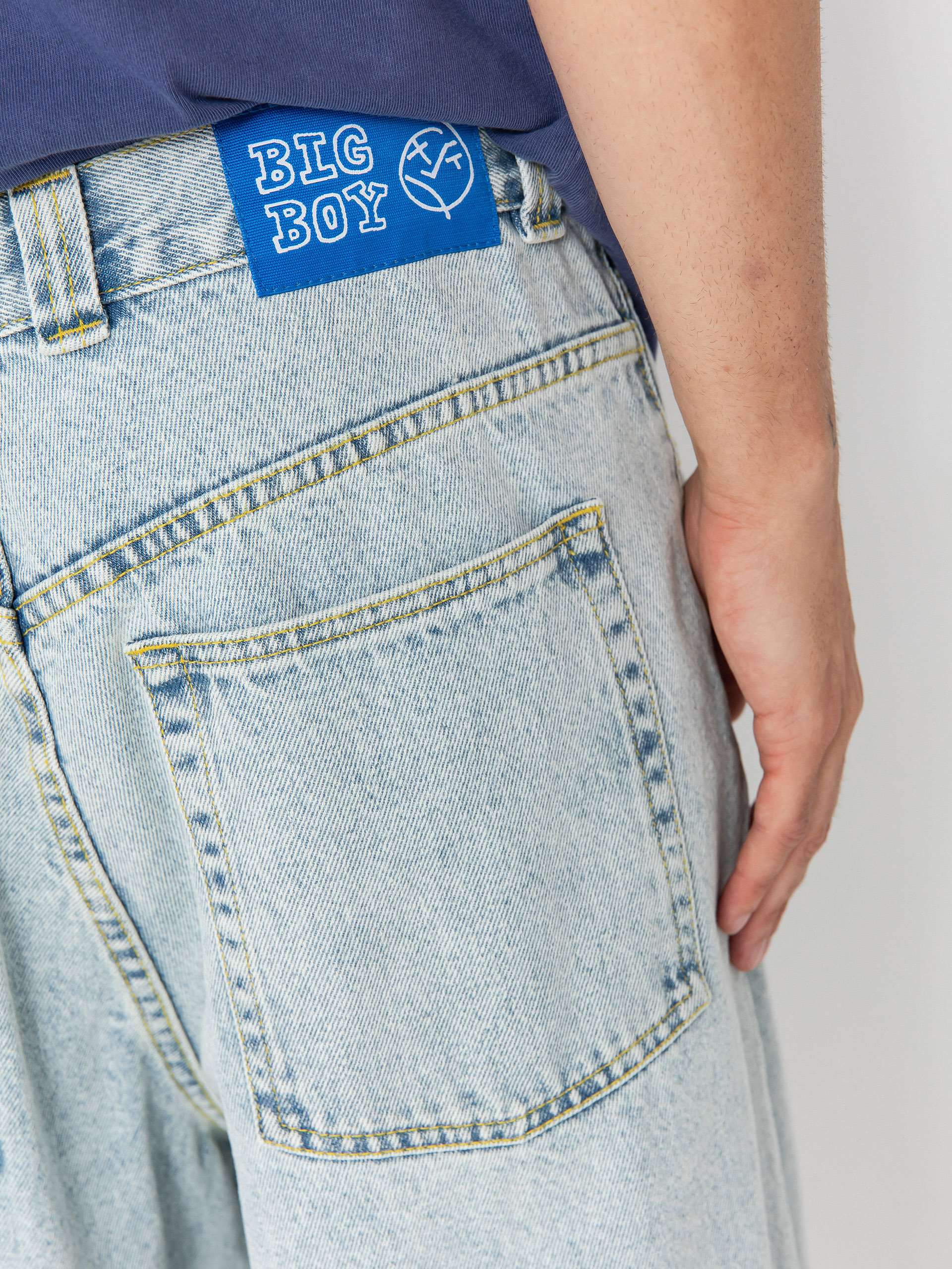Pantaloni Polar Skate Big Boy OG Logo (light blue)
