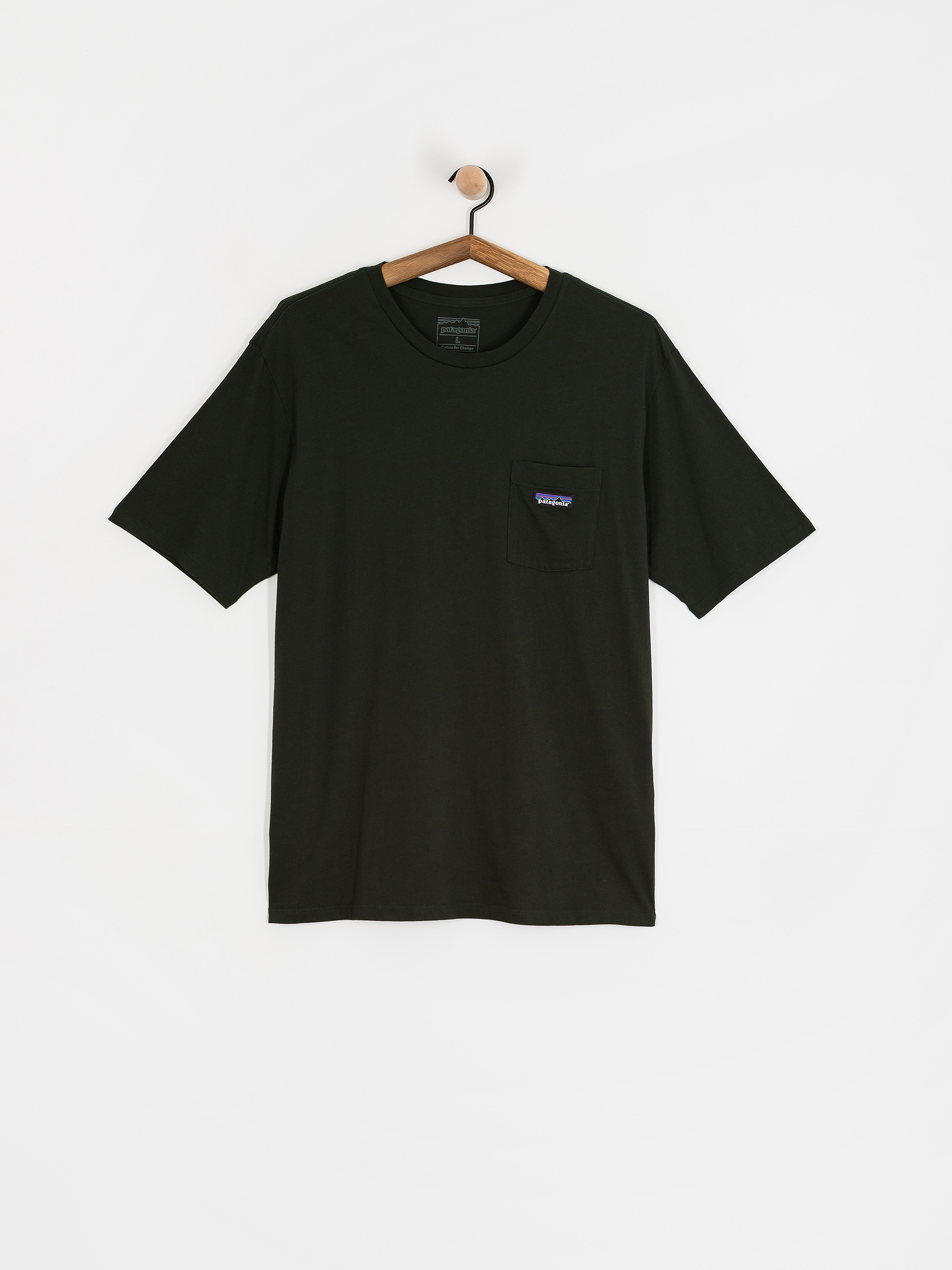 Tricou Patagonia Daily Pocket (old growth green)
