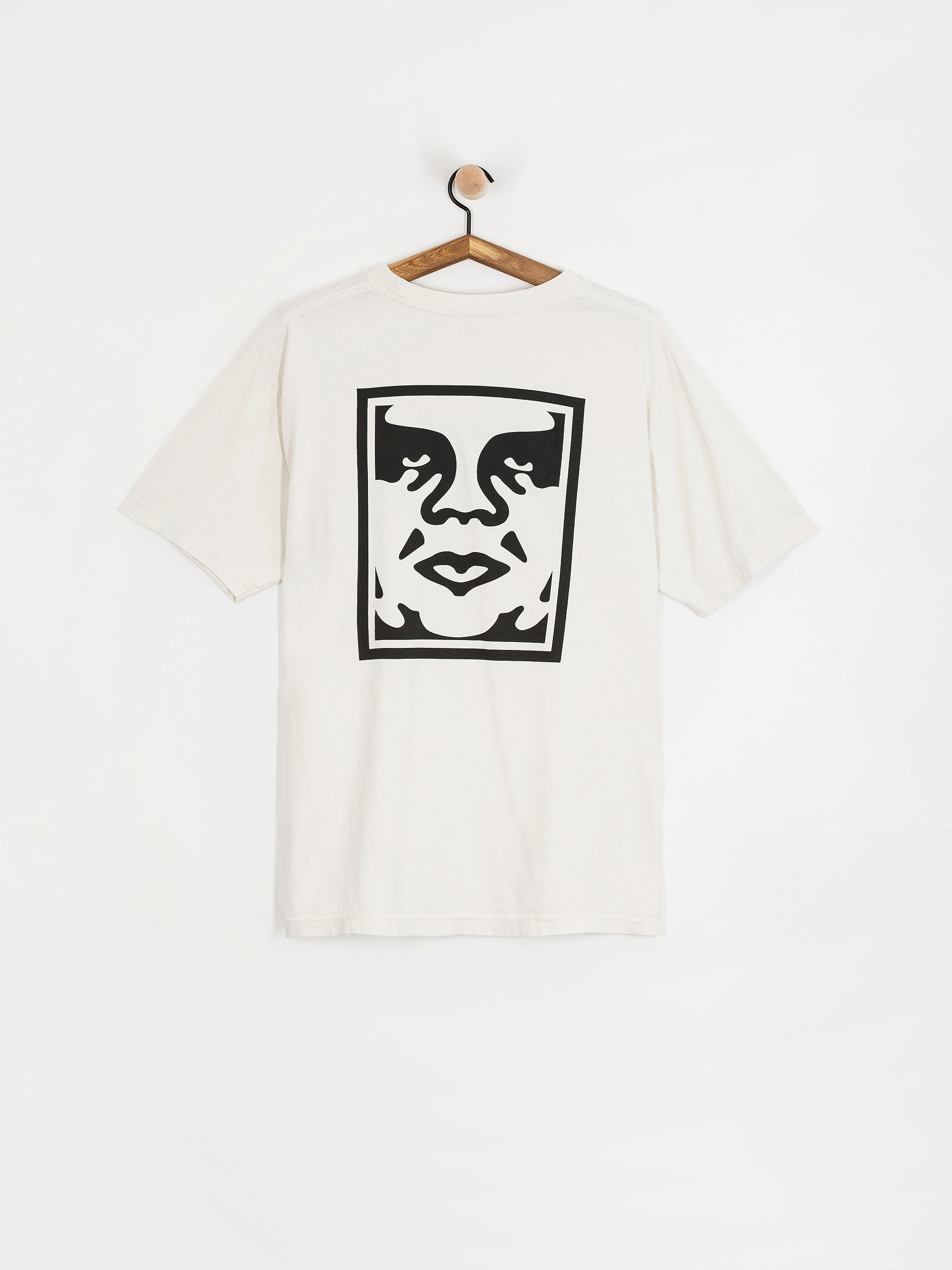 Tricou OBEY Obey Bold Icon Face (pigment chalk)