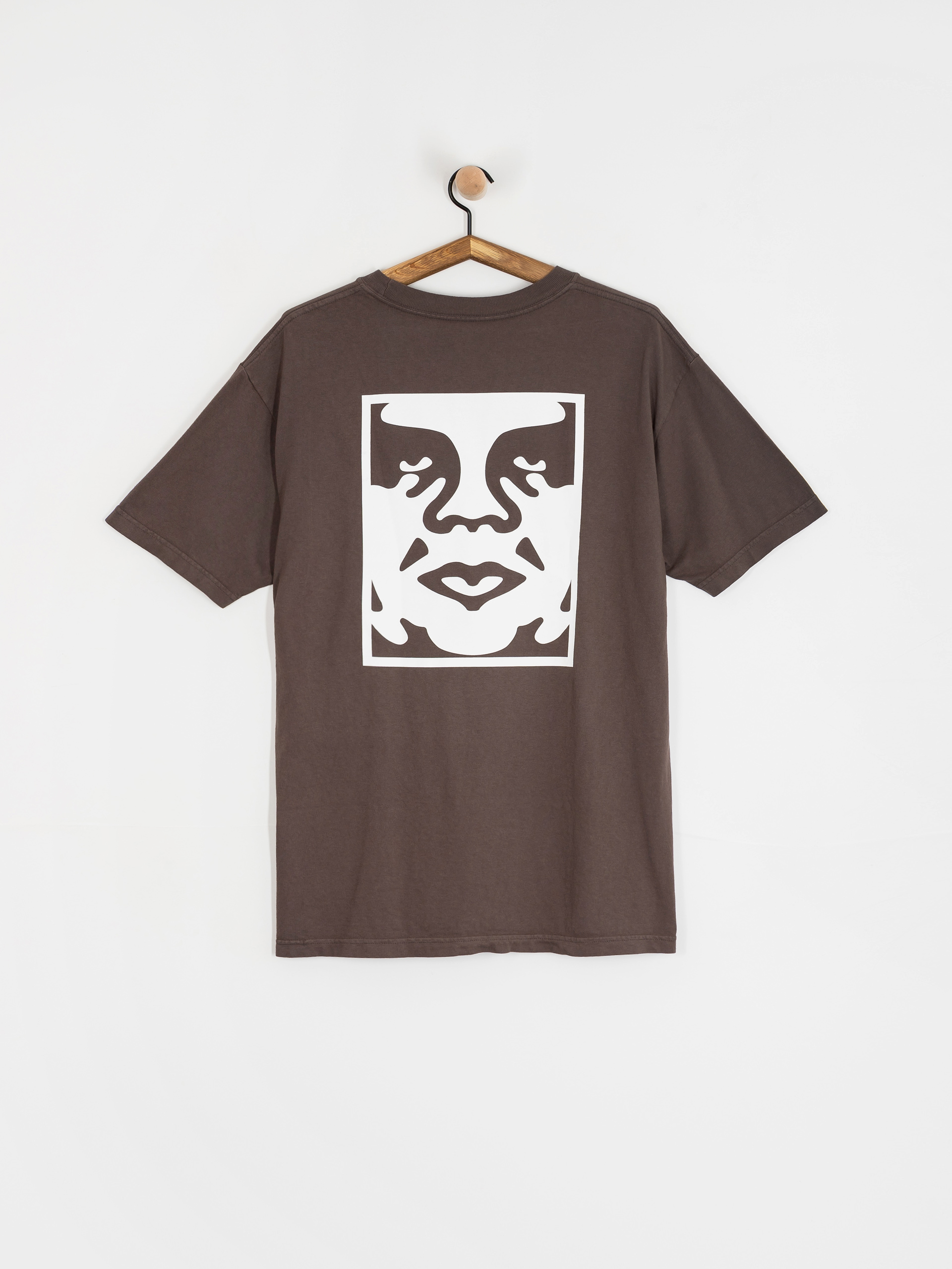 Tricou OBEY Obey Bold Icon Face (pigment dusty black)