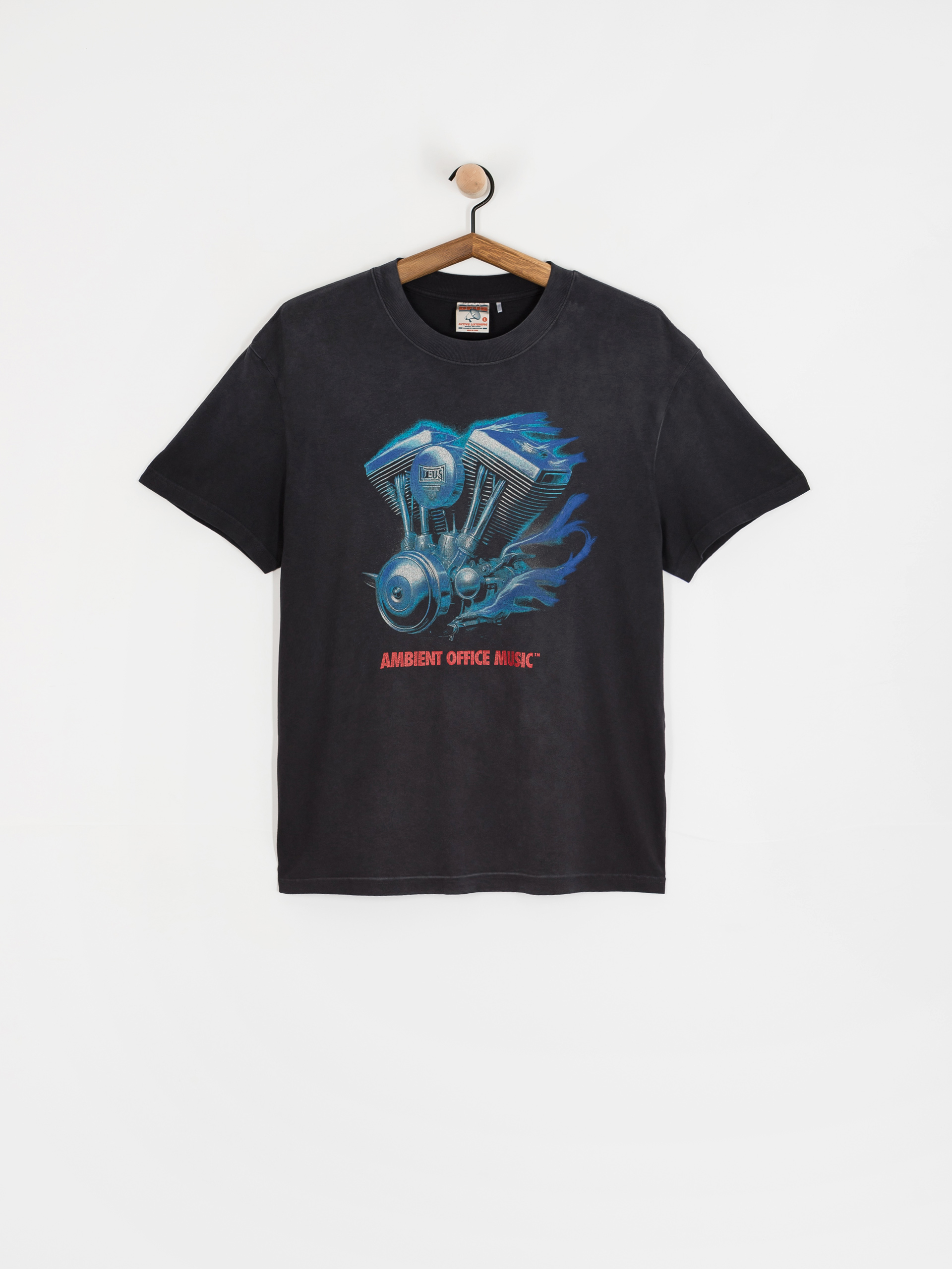 Tricou Deus Ex Machina Productive Hum (anthracite)