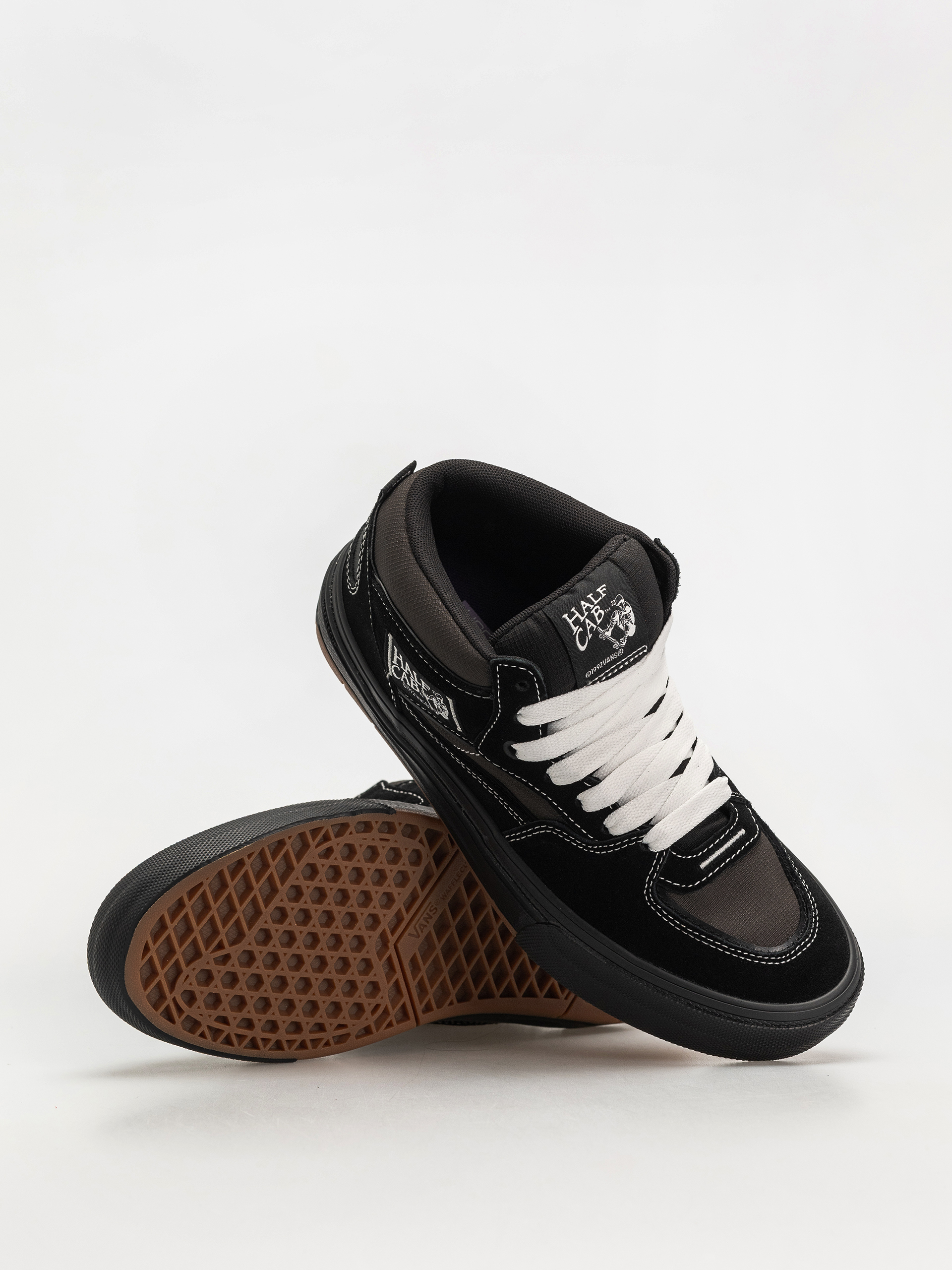 Pantofi Vans Skate Half Cab Wafflecup (black/asphalt)