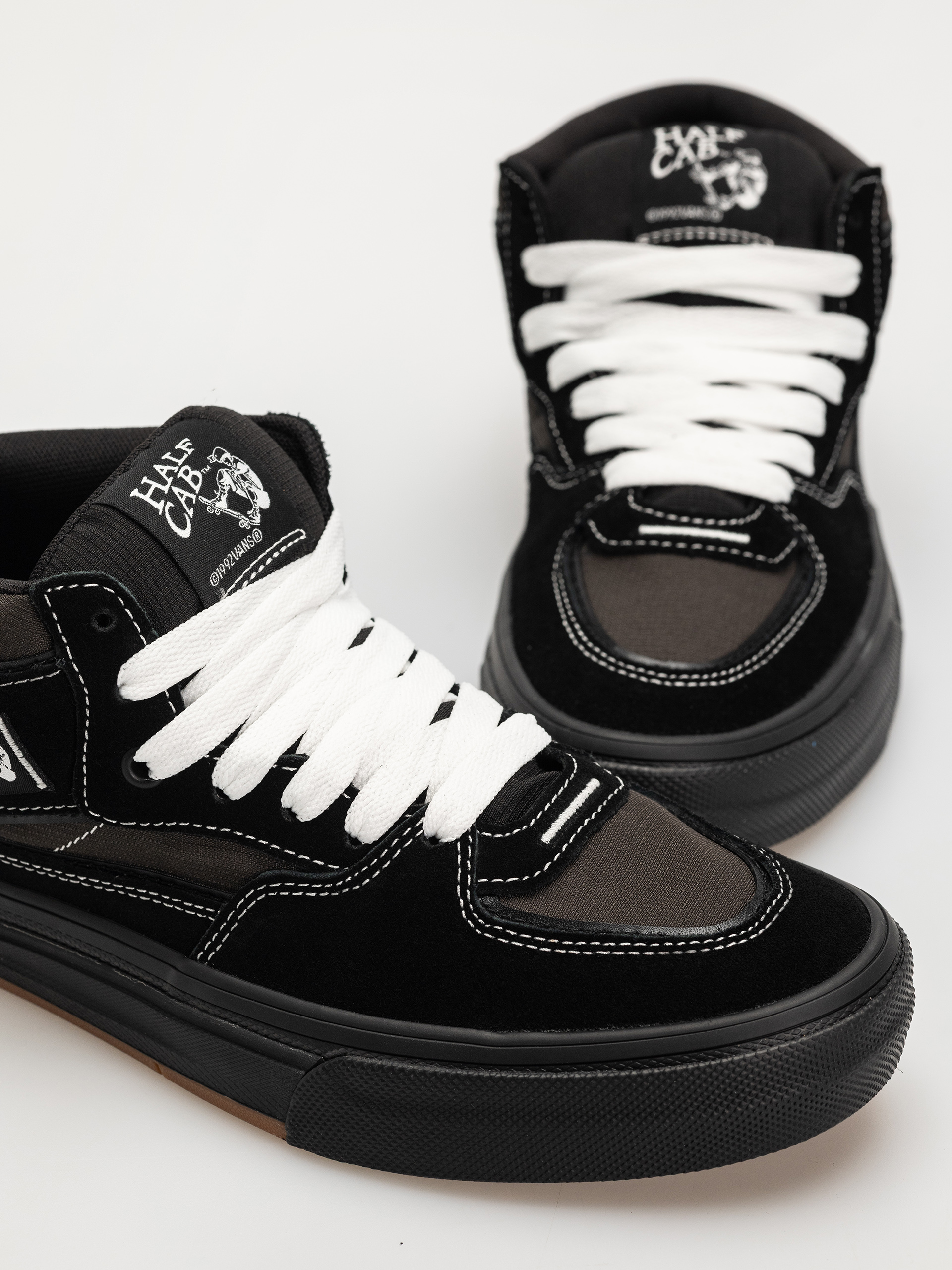 Pantofi Vans Skate Half Cab Wafflecup (black/asphalt)