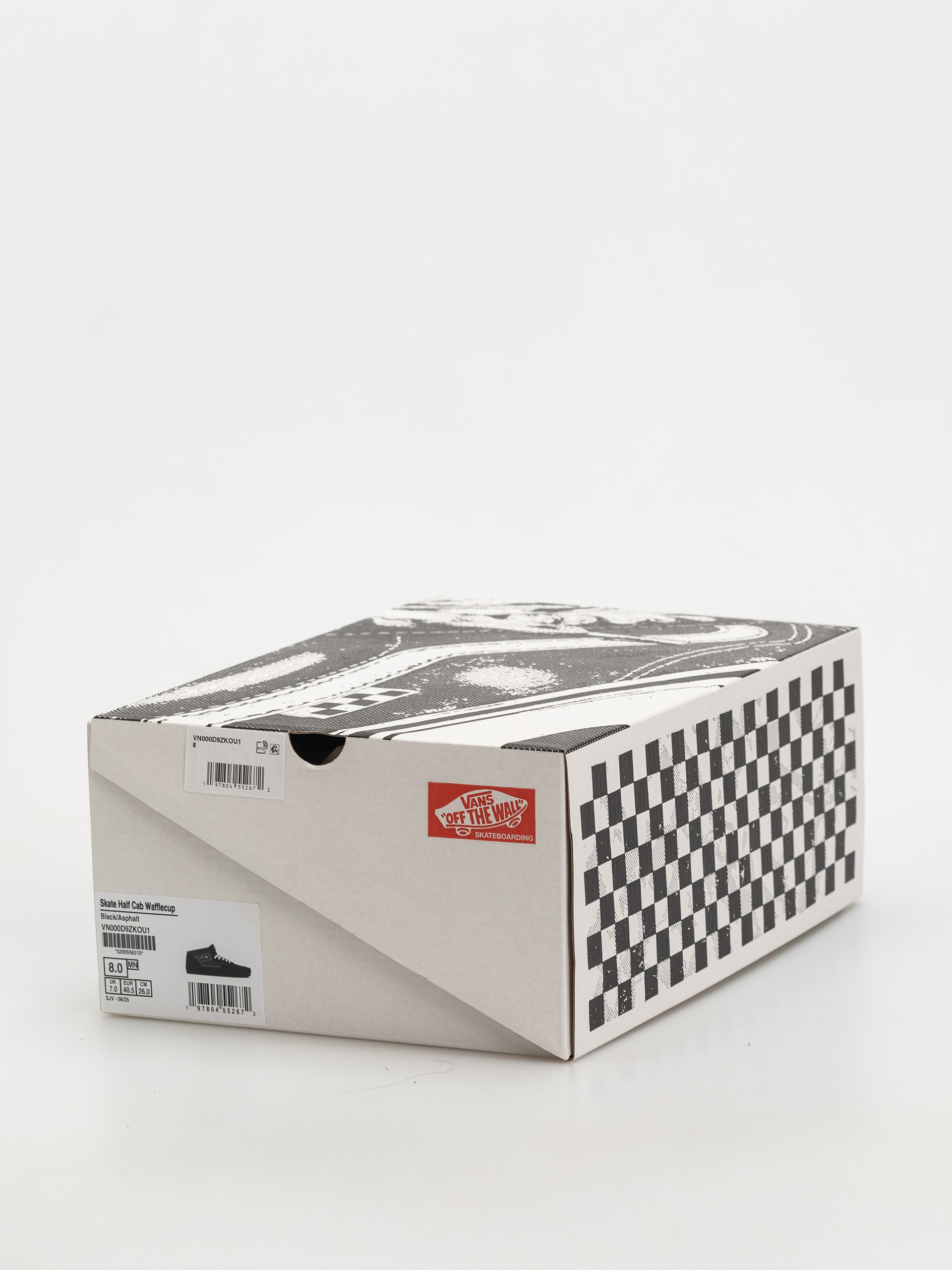 Pantofi Vans Skate Half Cab Wafflecup (black/asphalt)