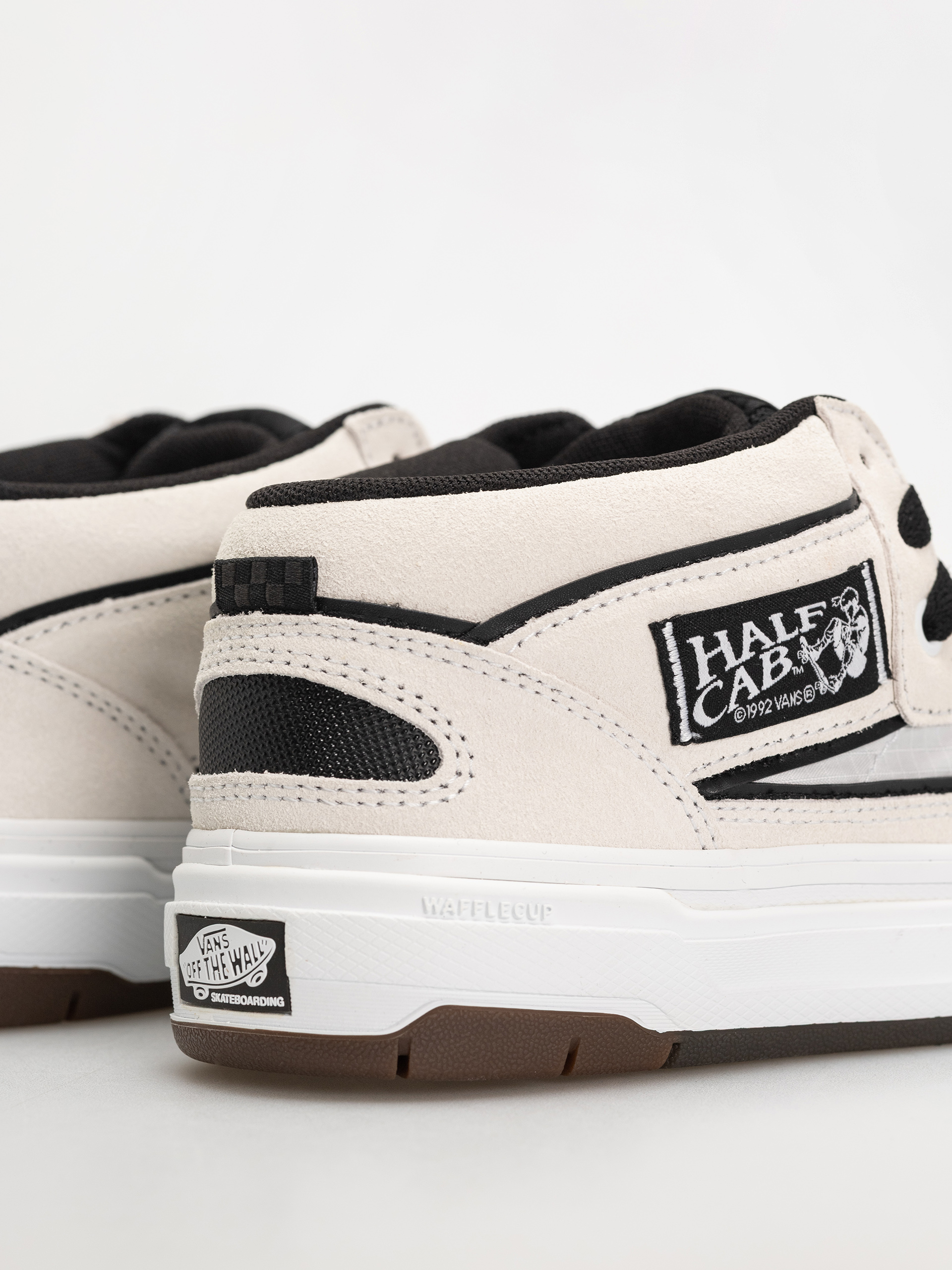 Pantofi Vans Skate Half Cab Wafflecup (white/black)