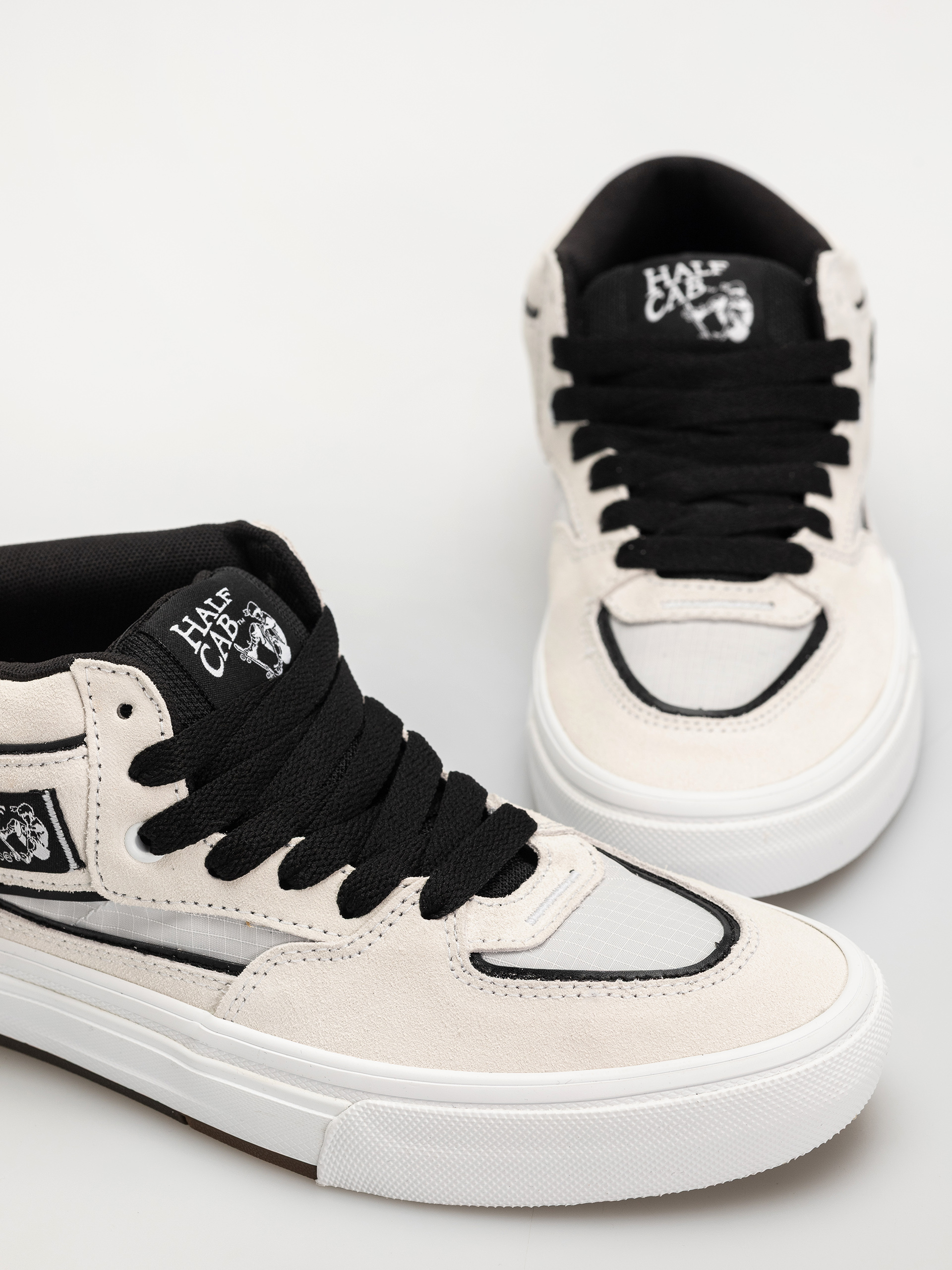 Pantofi Vans Skate Half Cab Wafflecup - alb (white/black)