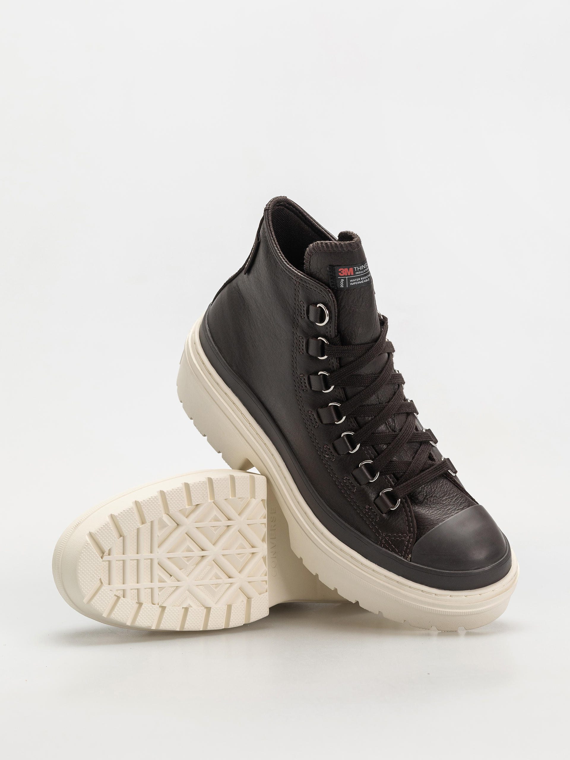 Pantofi Converse Chuck Taylor All Star Lugged Heel Wmn (chocolate/tan)